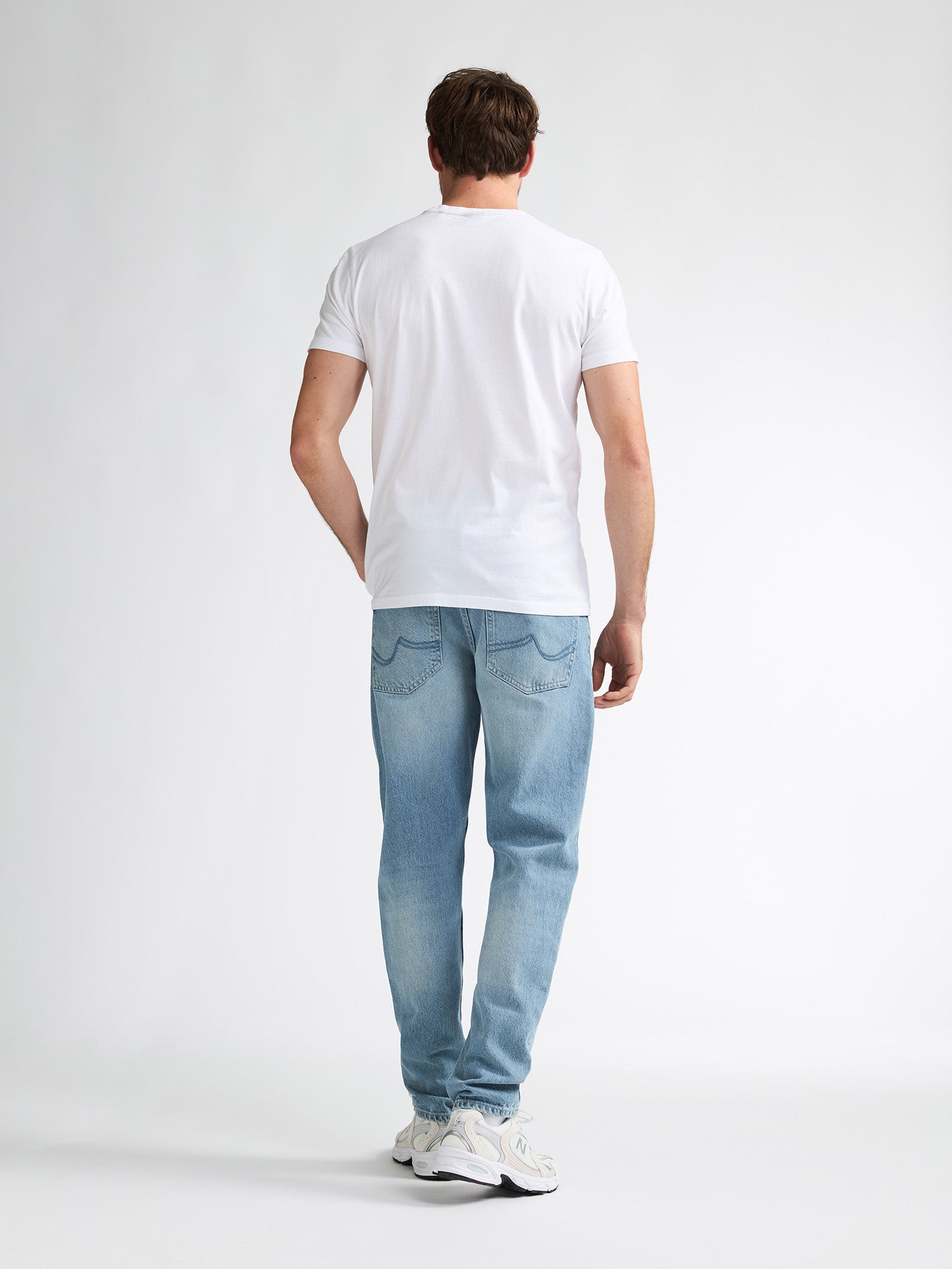 Petrol Industries Men T-Shirt Short Sleeve Classic Print Regular Fit Bright White
