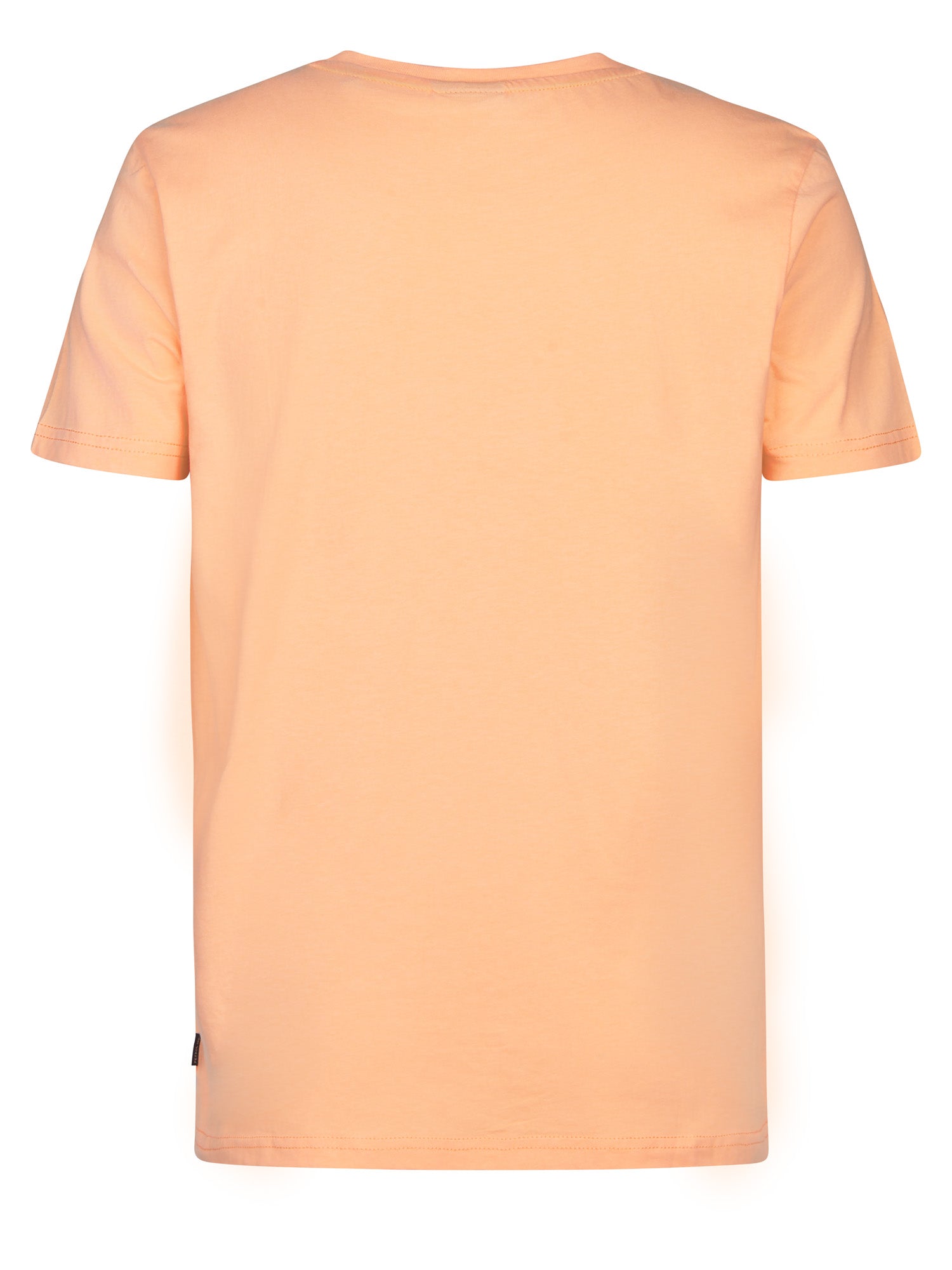 Petrol Industries Men T-Shirt Short Sleeve Classic Print Regular Fit Tropical Orange