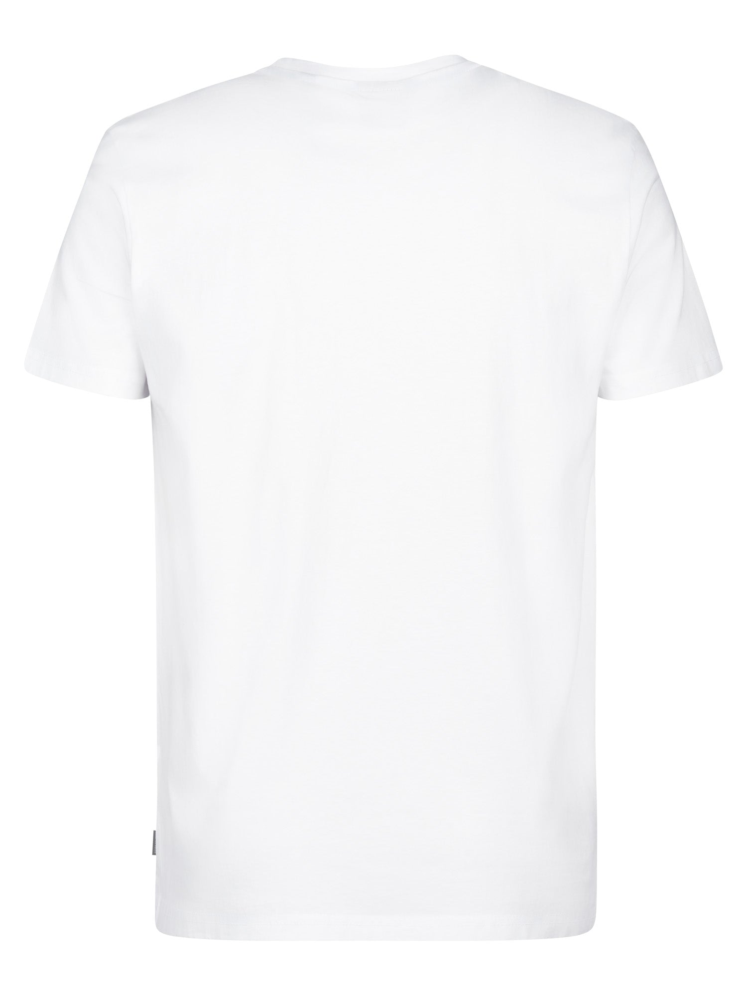 Petrol Industries Men T-Shirt Short Sleeve Classic Print Regular Fit Bright White