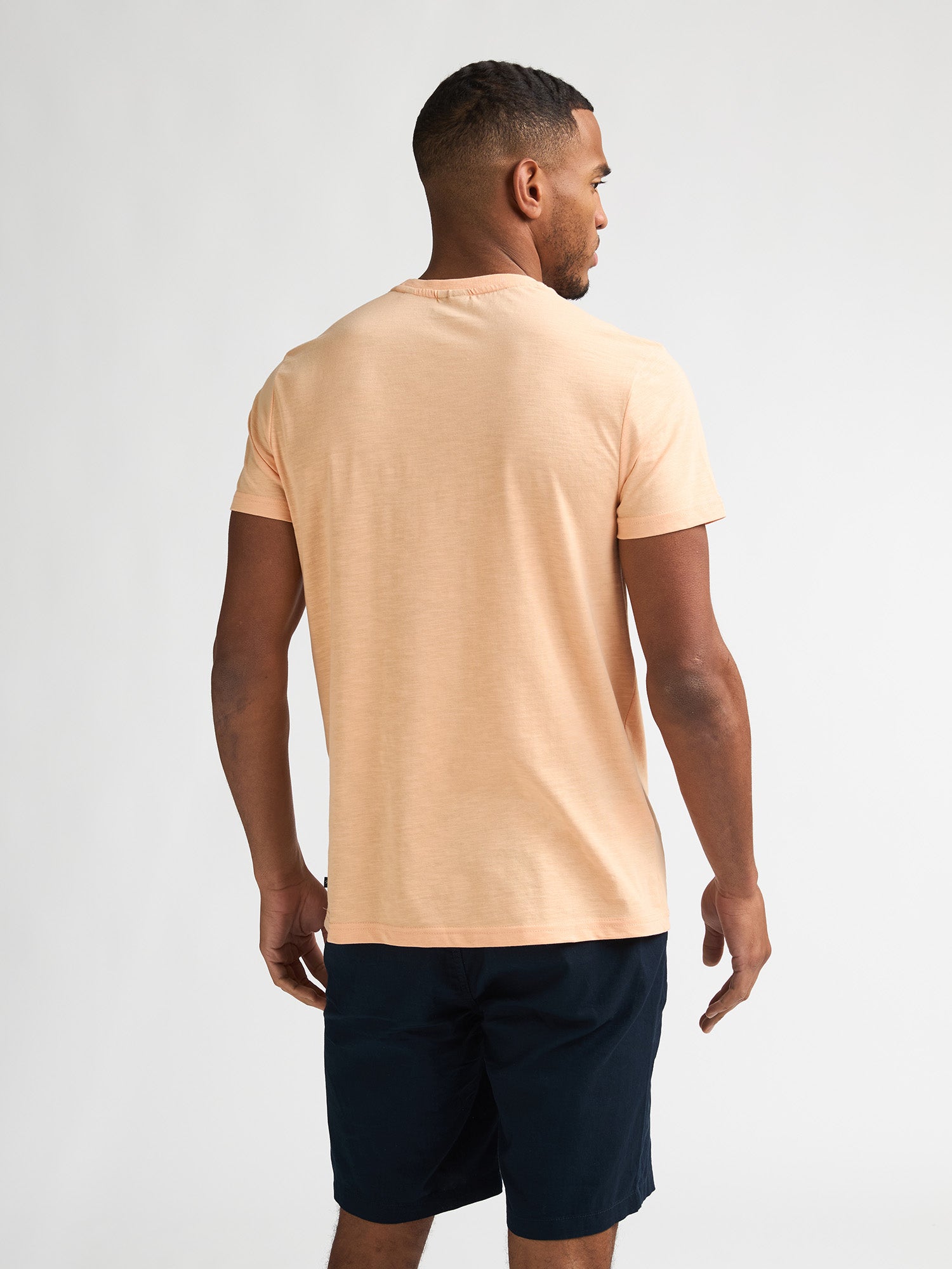 Petrol Industries Men T-Shirt Short Sleeve Regular Fit Tropical Orange