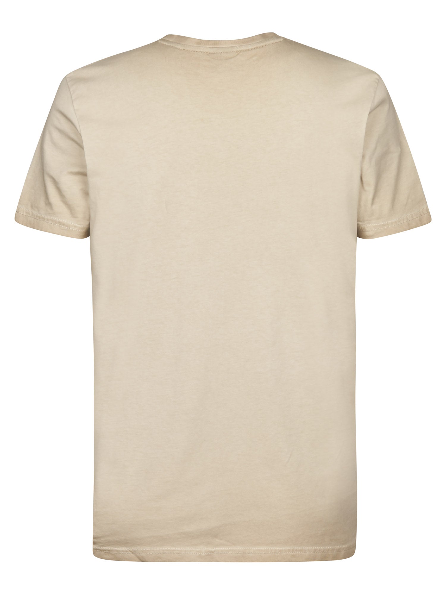 Petrol Industries Men T-Shirt Short Sleeve Regular Fit Light Tan