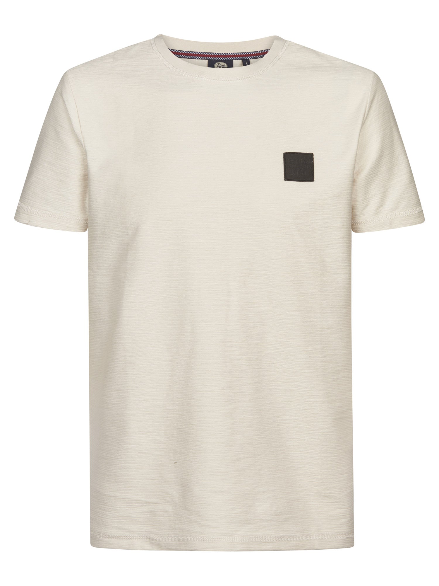 Petrol Industries Men T-Shirt Short Sleeve Regular Fit Seashell
