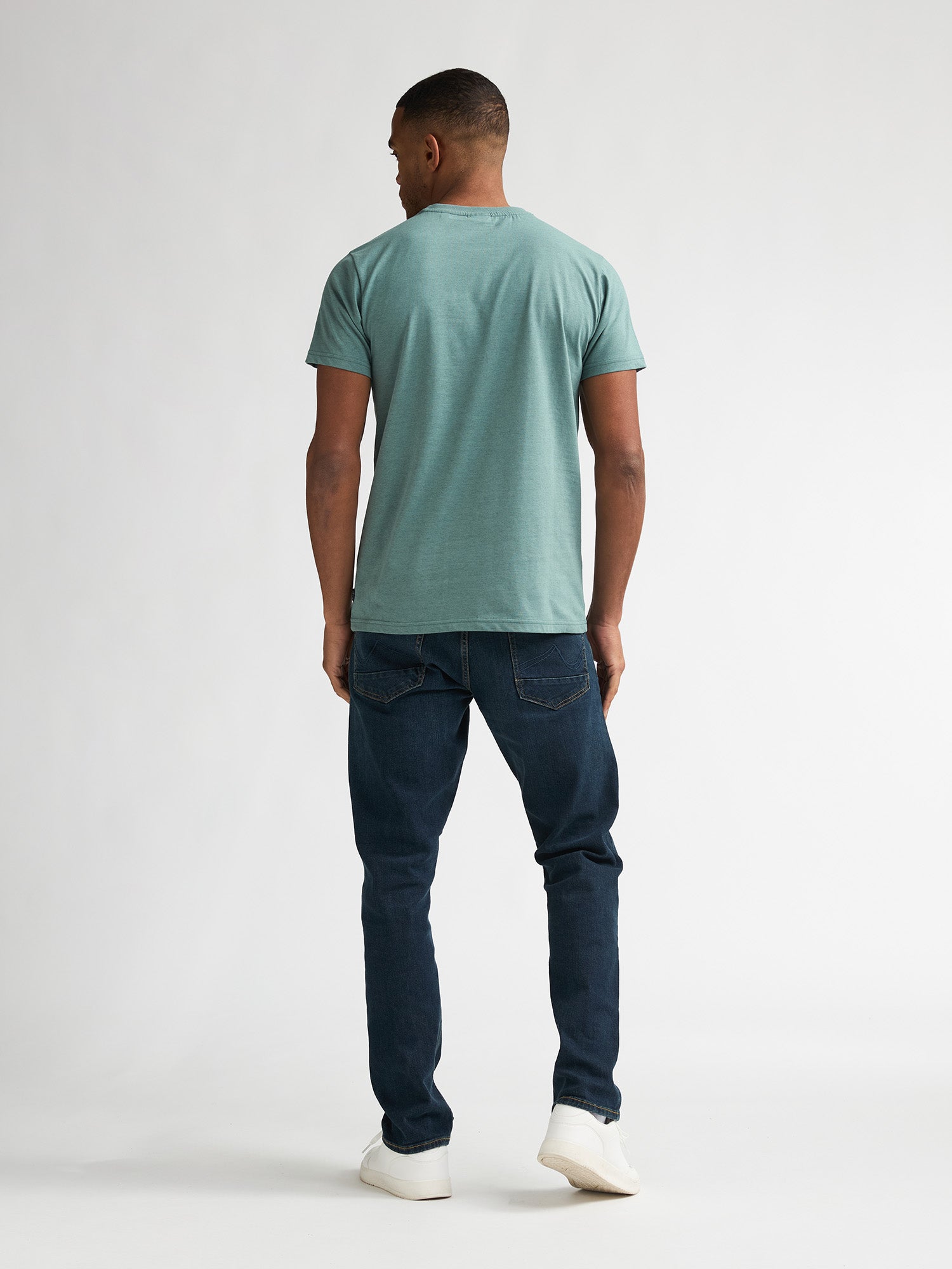 Petrol Industries Men T-Shirt Short Sleeve Regular Fit Oil Green