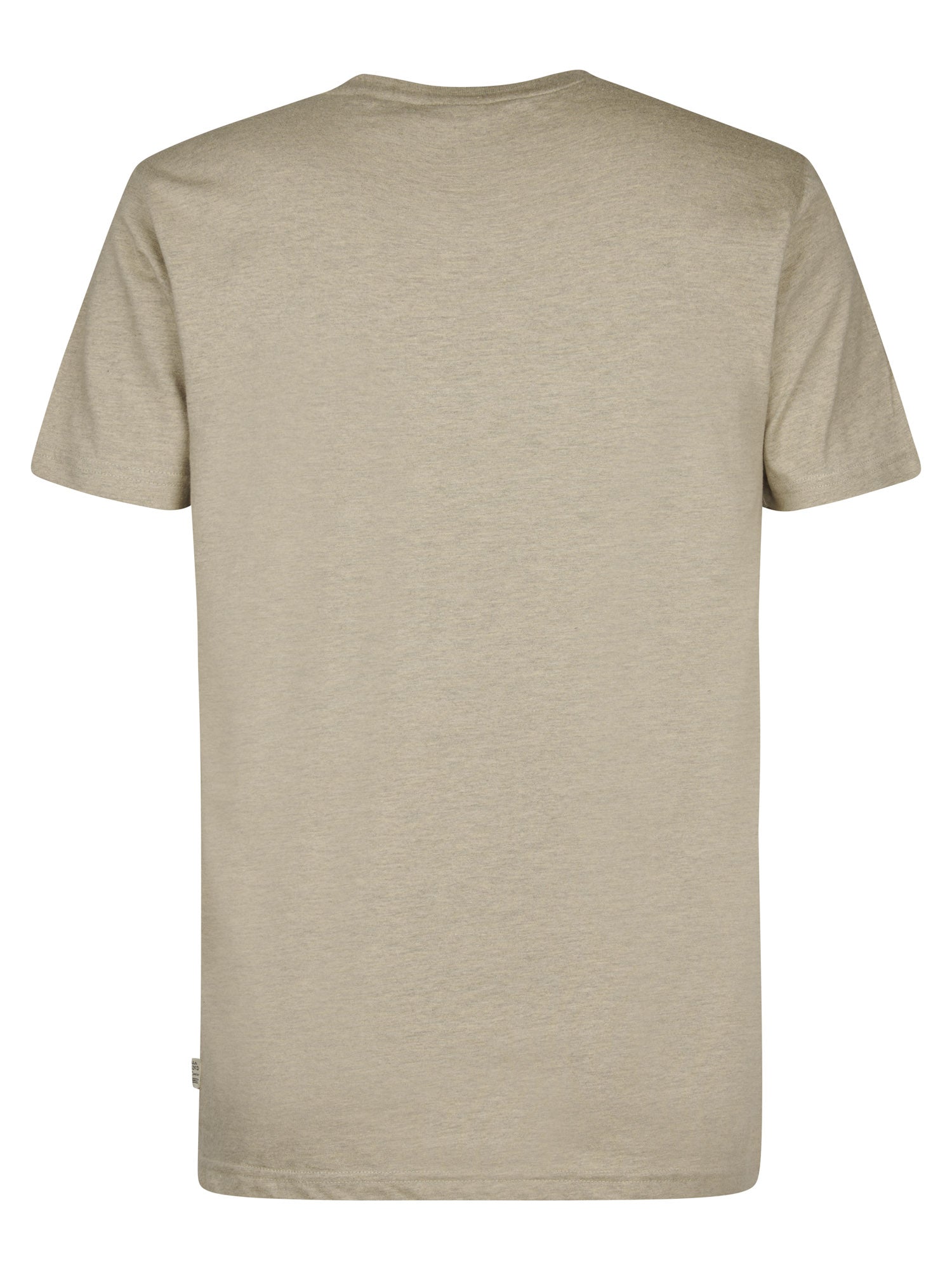 Petrol Industries Men T-Shirt Short Sleeve Regular Fit Light Tan