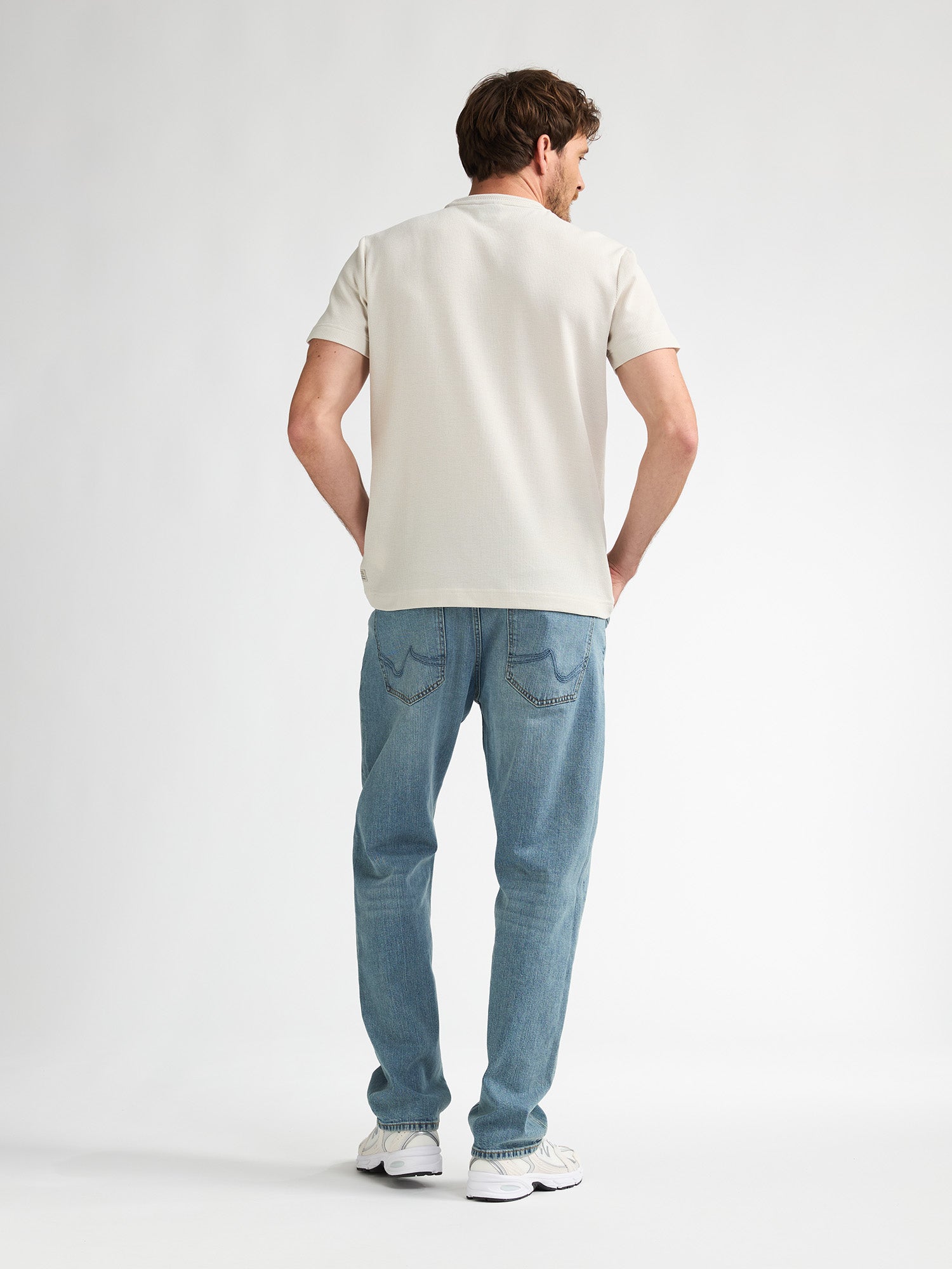 Petrol Industries Men T-Shirt Short Sleeve Regular Fit Seashell