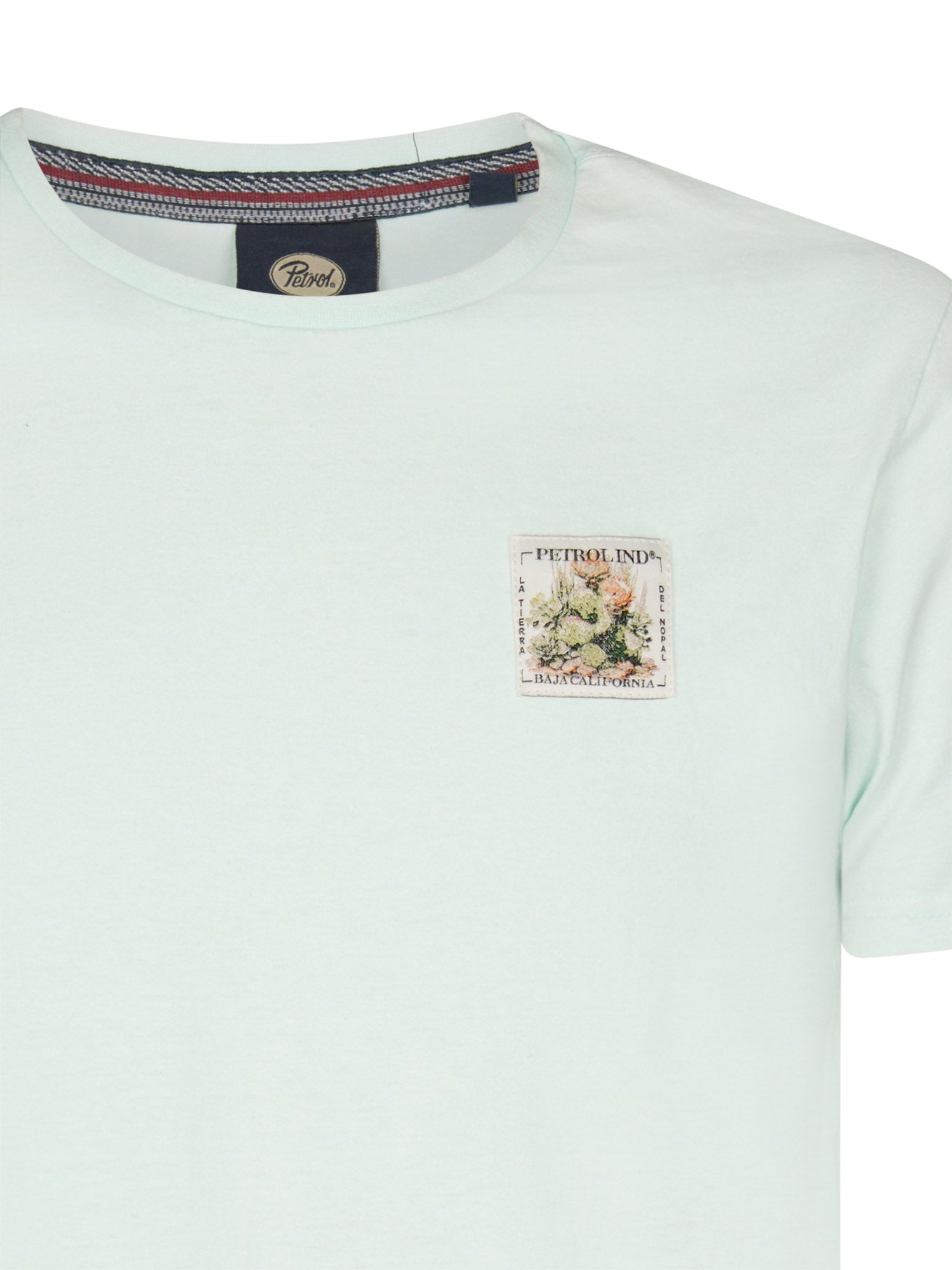 Petrol Industries Men T-Shirt Short Sleeve Regular Fit Cool Mint