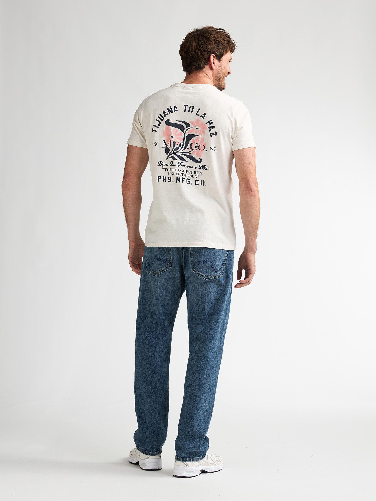 Petrol Industries Men T-Shirt Short Sleeve Classic Print Regular Fit Seashell