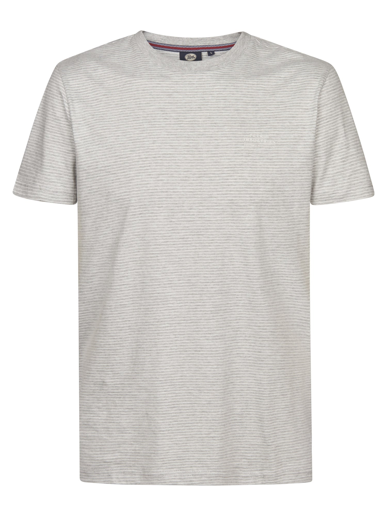 Petrol Industries Men T-Shirt Short Sleeve Regular Fit Antique White Melee