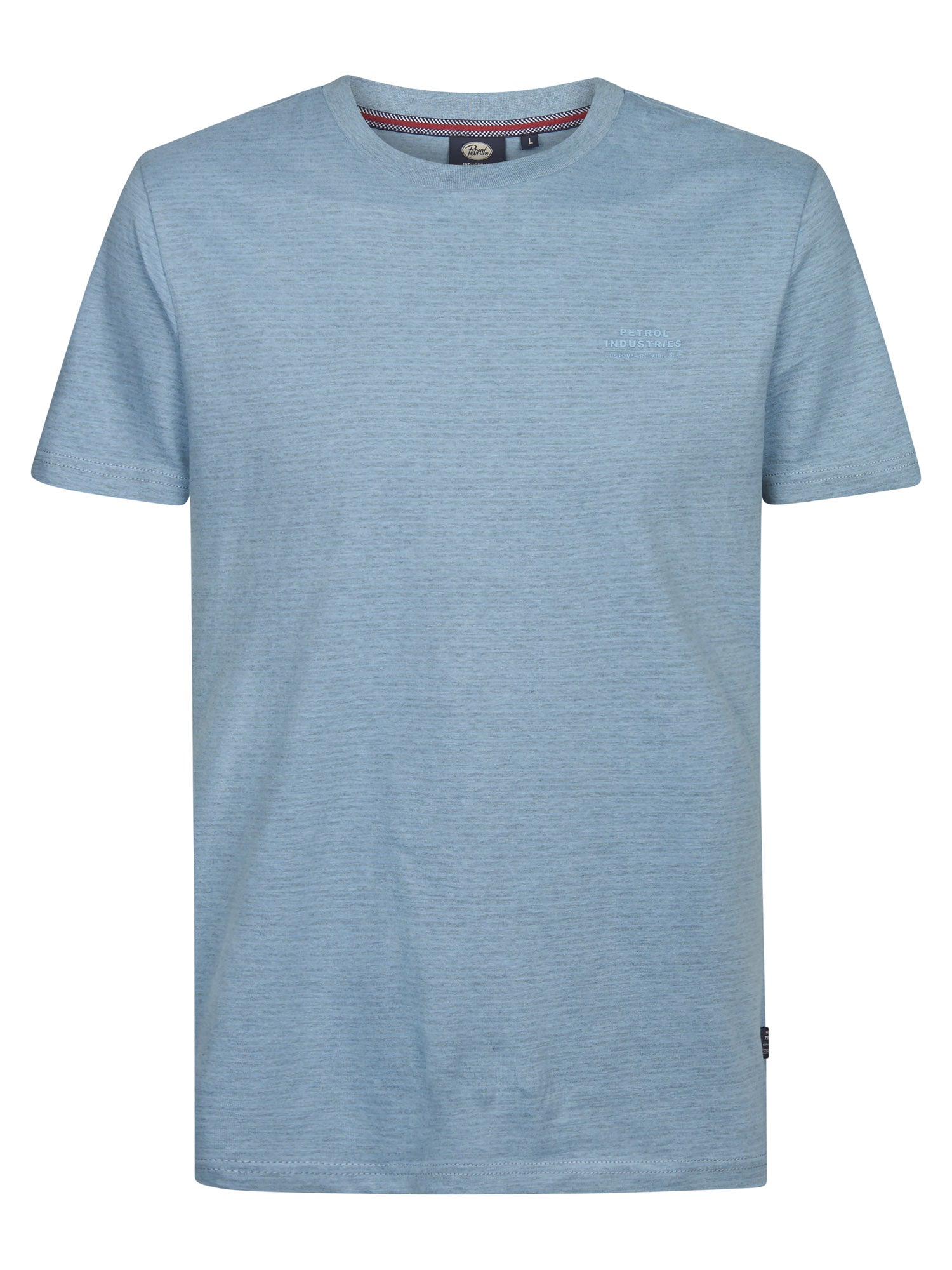 Petrol Industries Men T-Shirt Short Sleeve Regular Fit Marble Blue