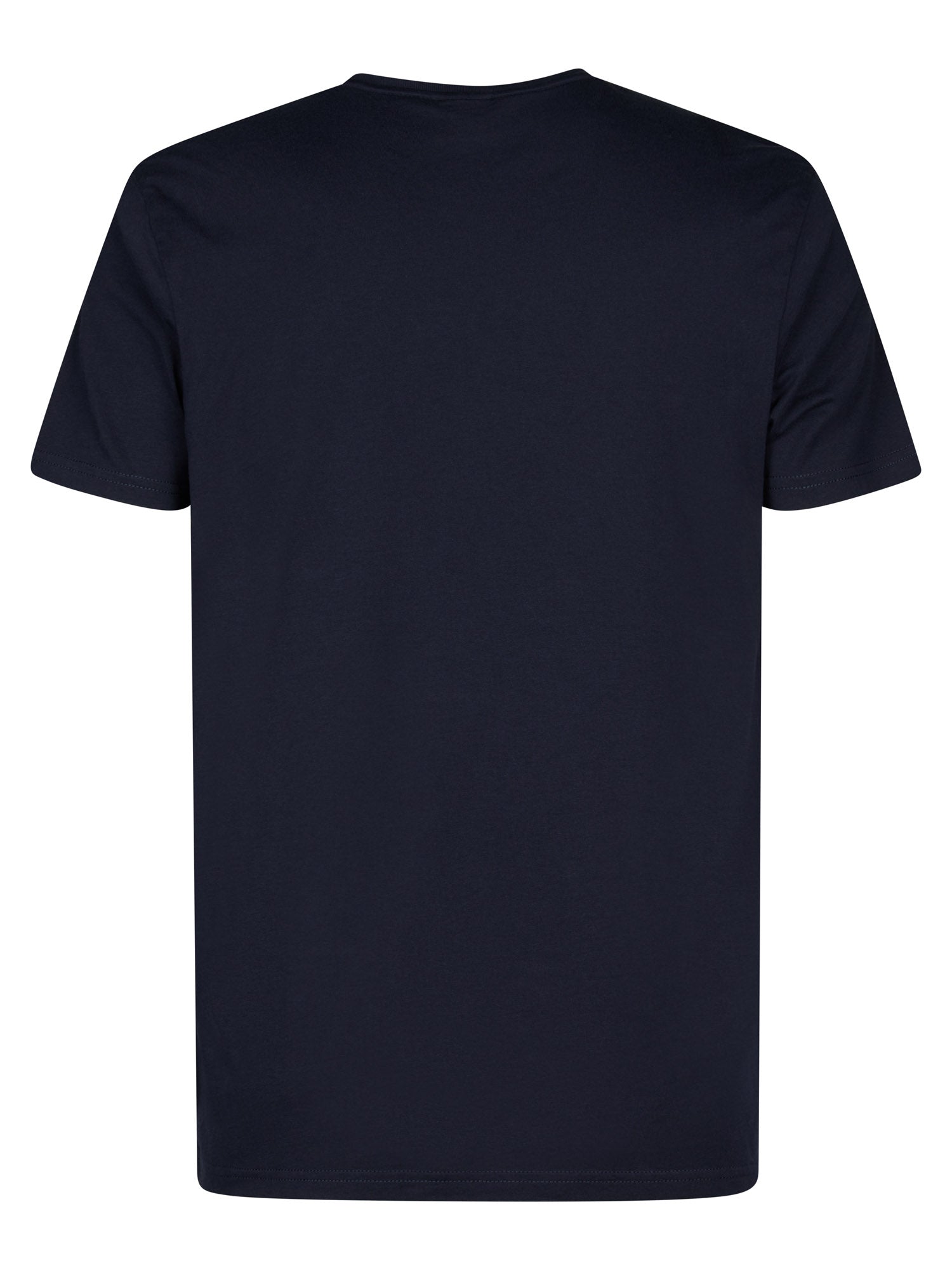 Petrol Industries Men T-Shirt Short Sleeve Classic Print Regular Fit Navy Blue