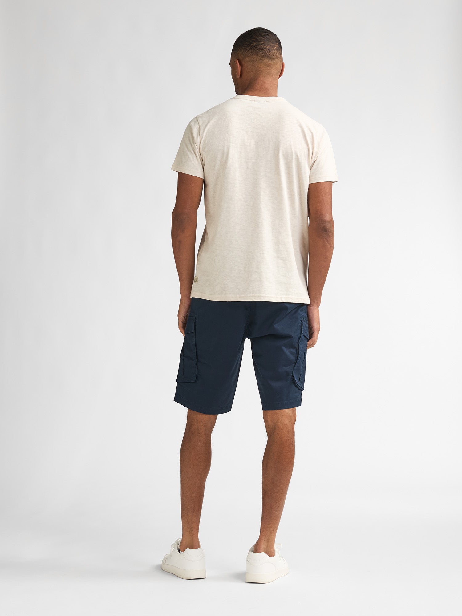 Petrol Industries Men T-Shirt Short Sleeve V-Neck Regular Fit Seashell