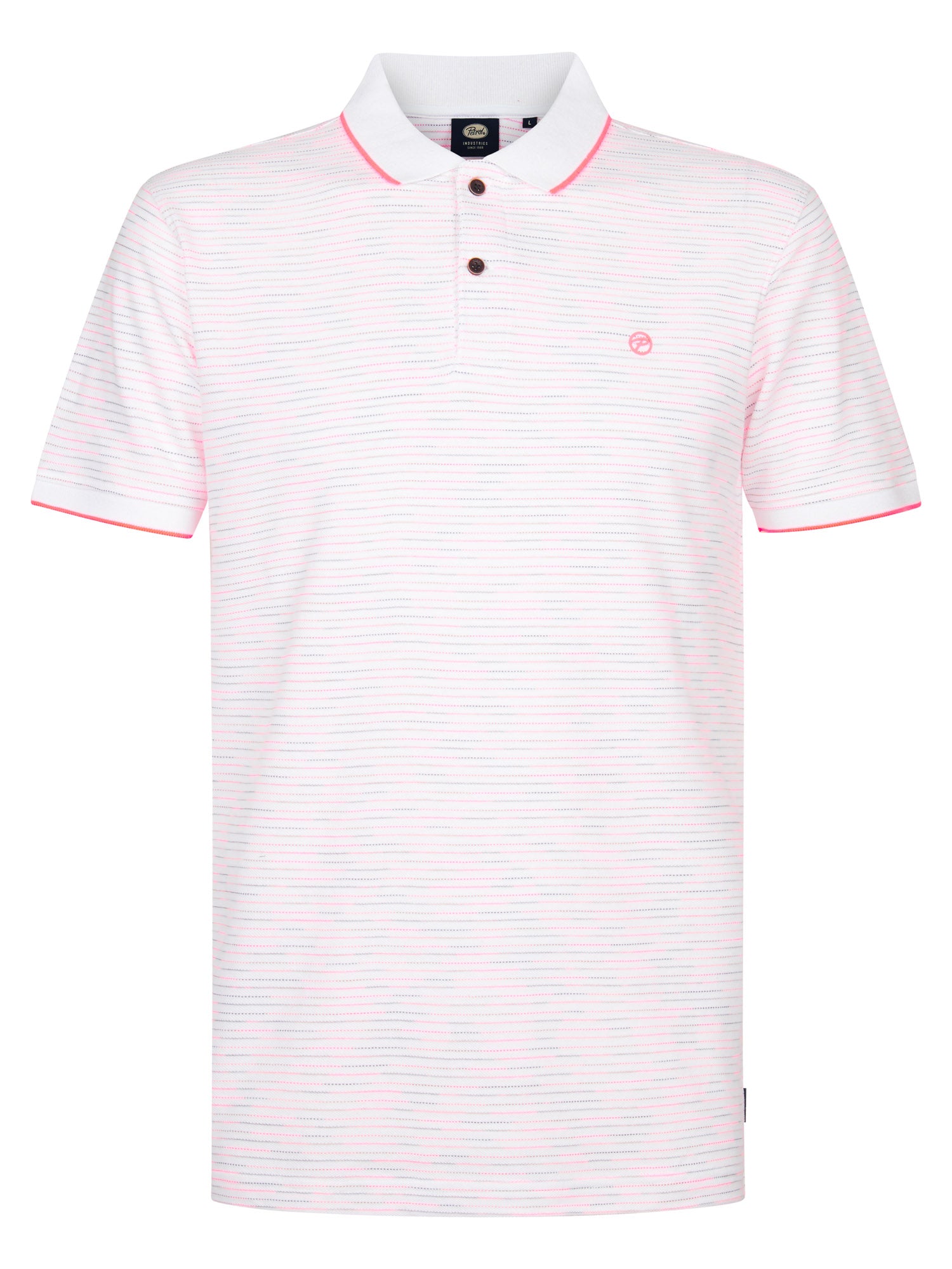 Petrol Industries Men Polo Short Sleeve Regular Fit Bright White