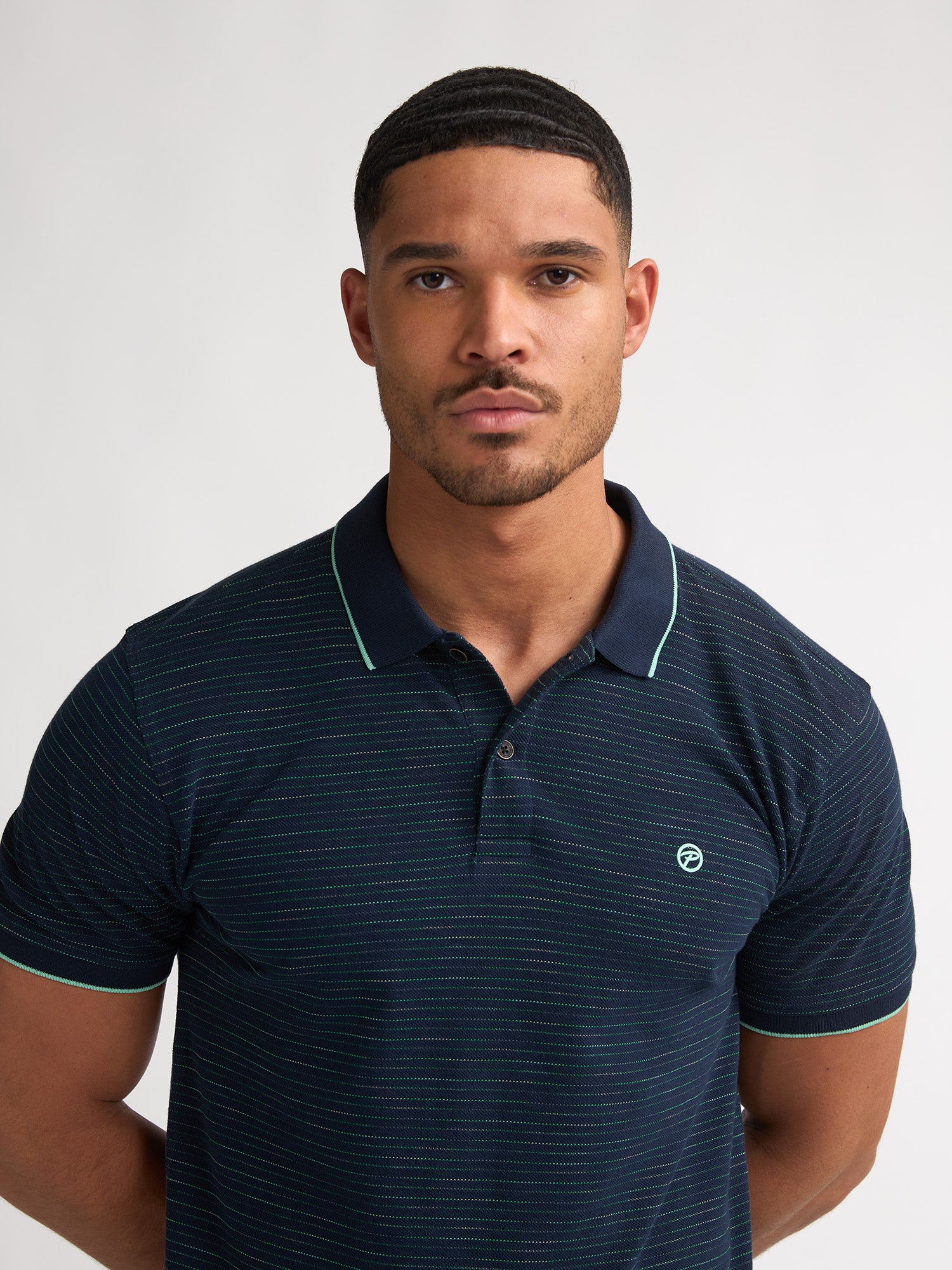 Petrol Industries Men Polo Short Sleeve Regular Fit Navy Blue