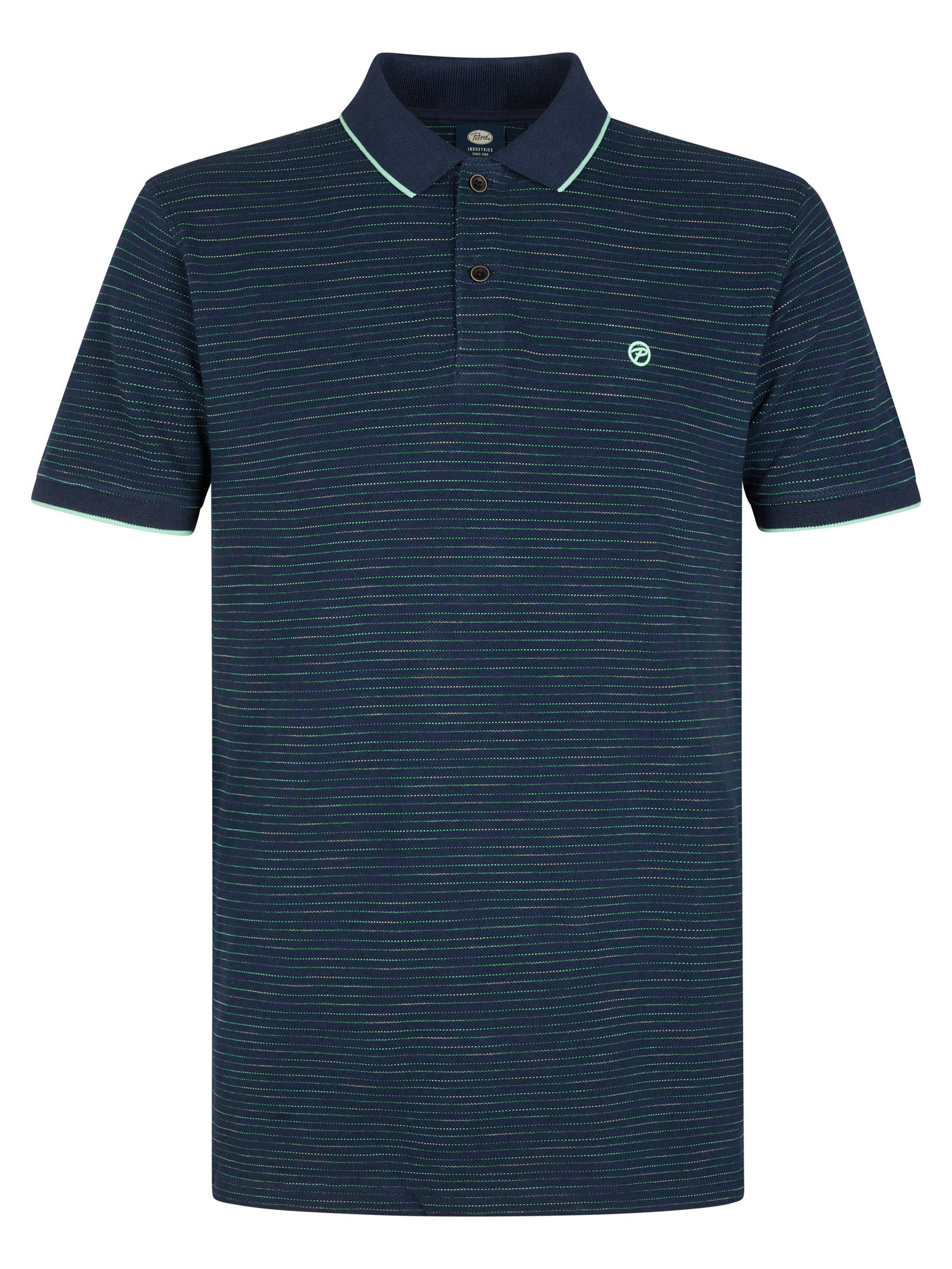 Petrol Industries Men Polo Short Sleeve Regular Fit Navy Blue