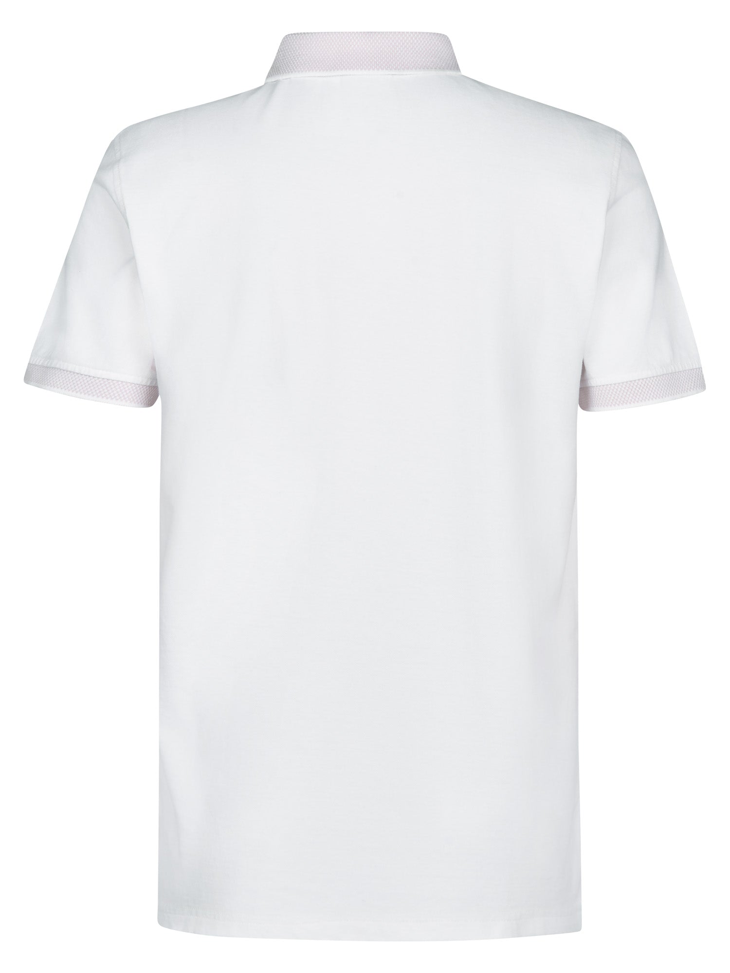 Petrol Industries Men Polo Short Sleeve Regular Fit Bright White