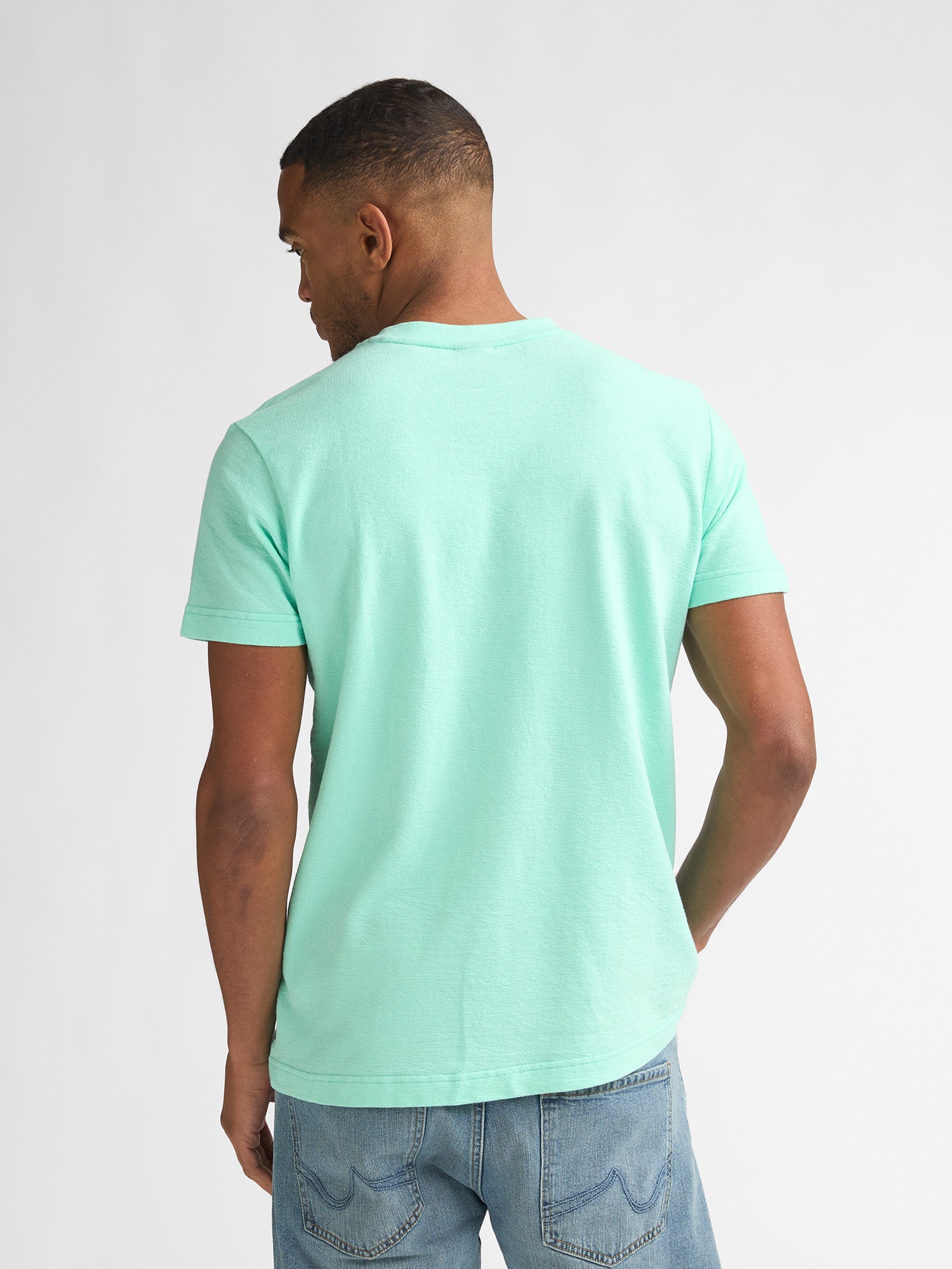 Petrol Industries Men T-Shirt Short Sleeve Regular Fit Green Aqua