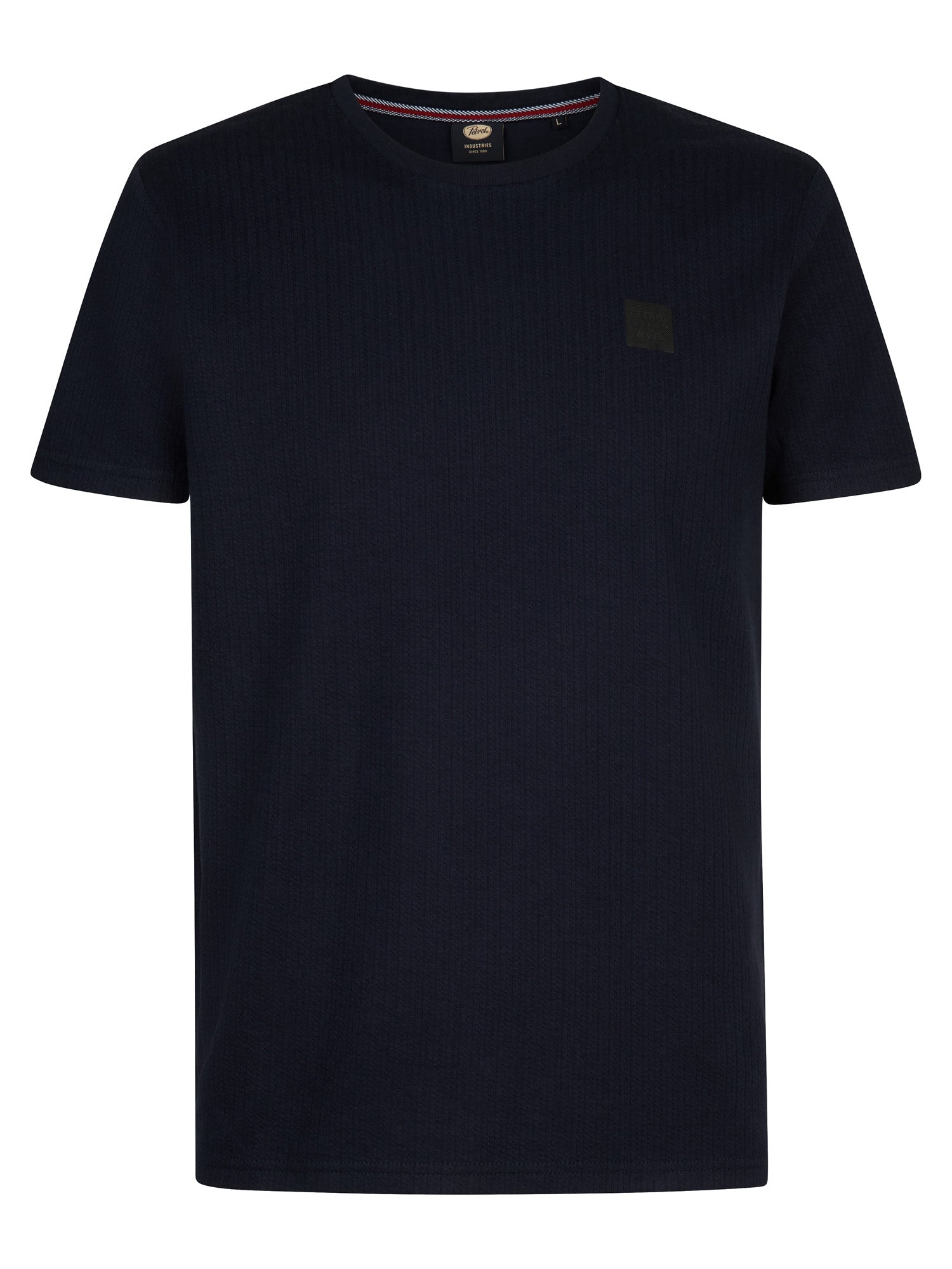 Petrol Industries Men T-Shirt Short Sleeve Regular Fit Navy Blue