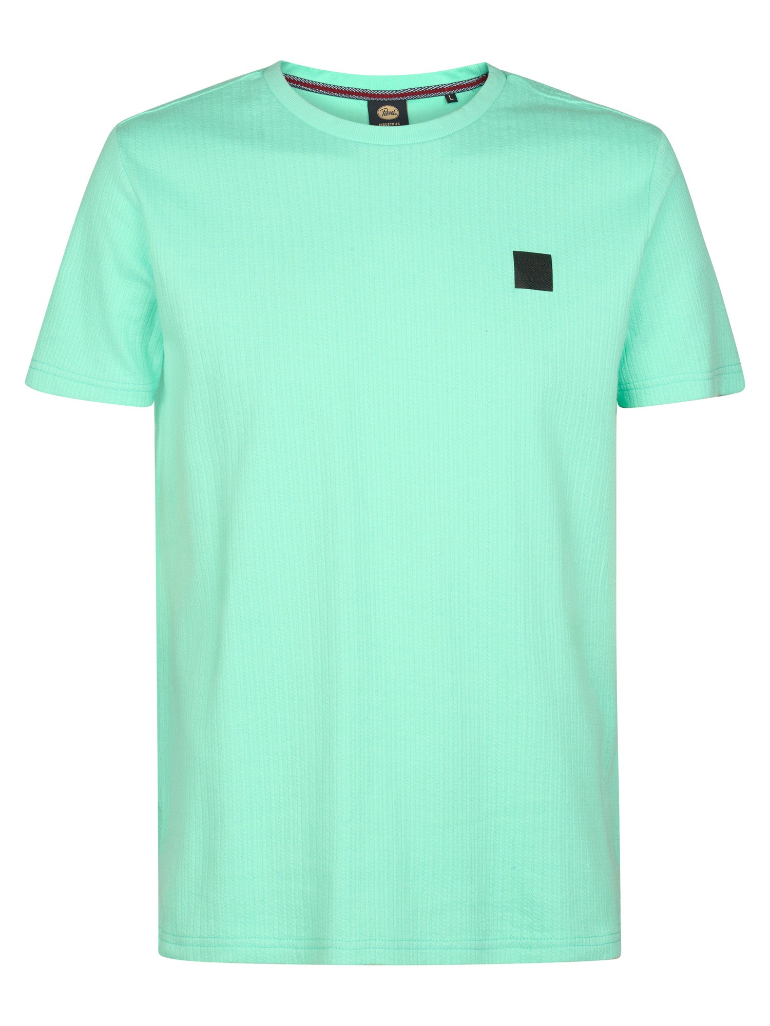 Petrol Industries Men T-Shirt Short Sleeve Regular Fit Green Aqua