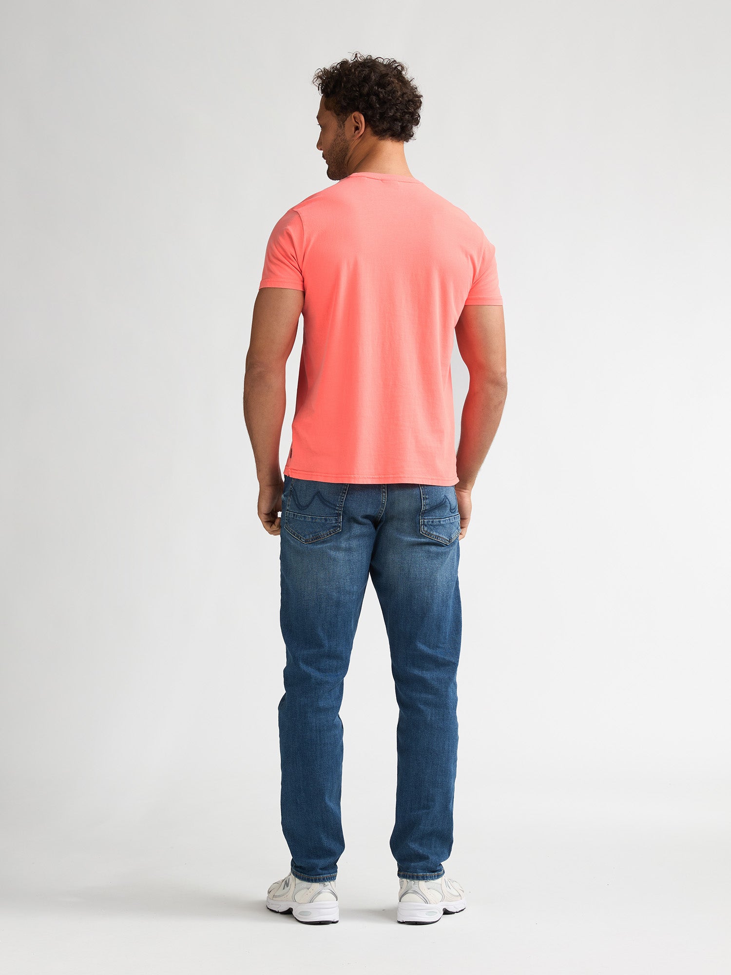Petrol Industries Men T-Shirt Short Sleeve Regular Fit Fiery Coral