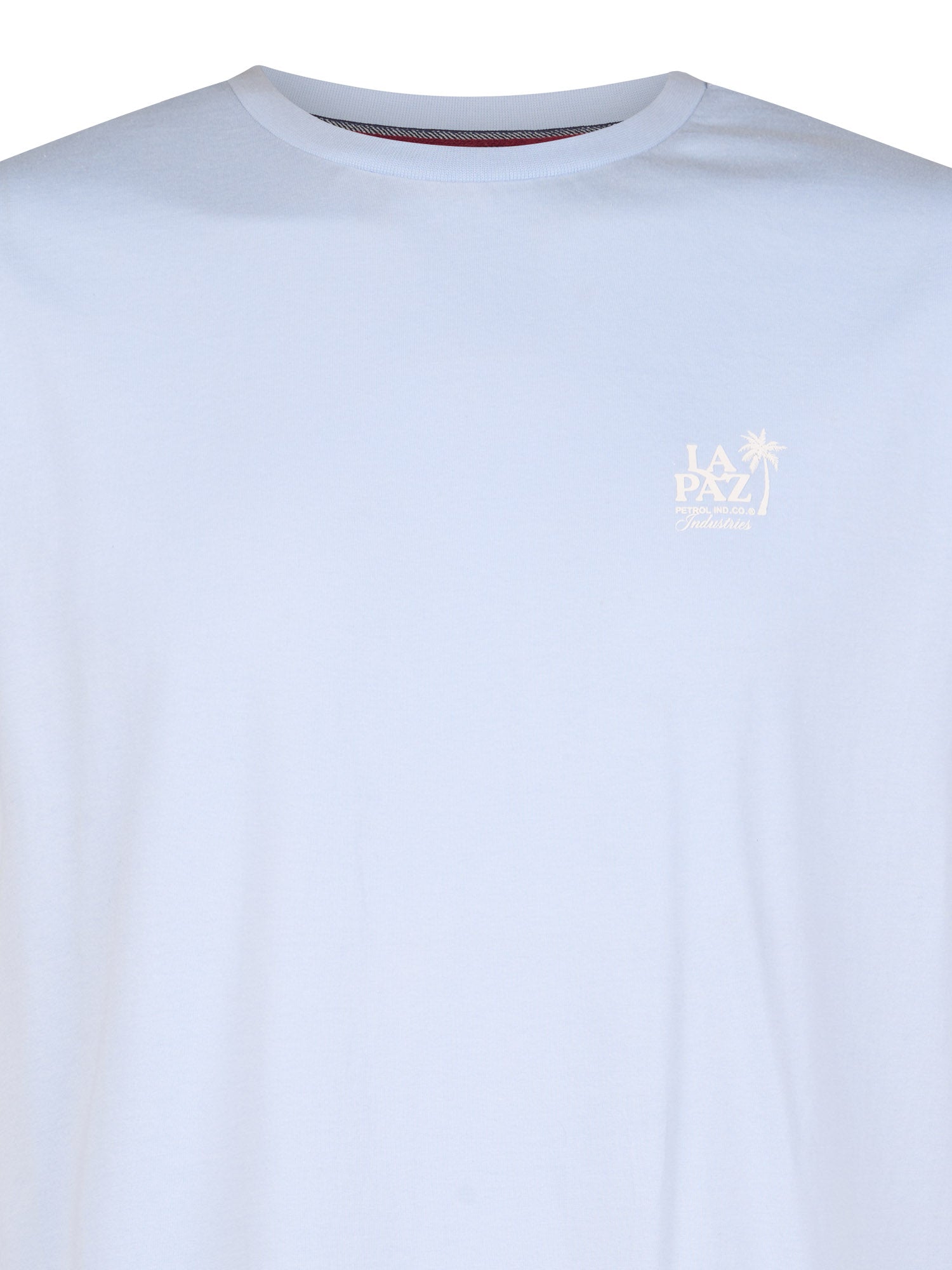 Petrol Industries Men T-Shirt Short Sleeve Regular Fit Sky