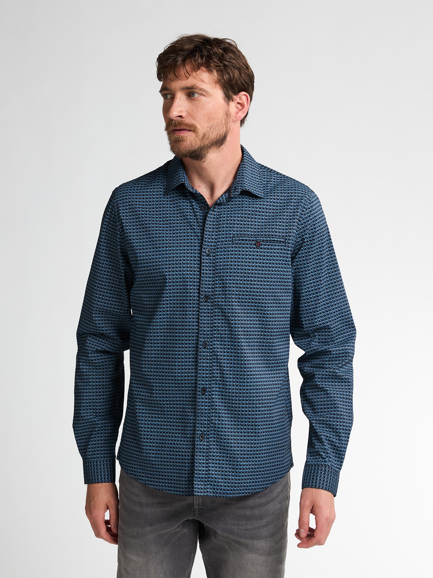 Chemise à Carreaux Occasion - Taille M, Marque Pink (Van Laack?), Très Bon état