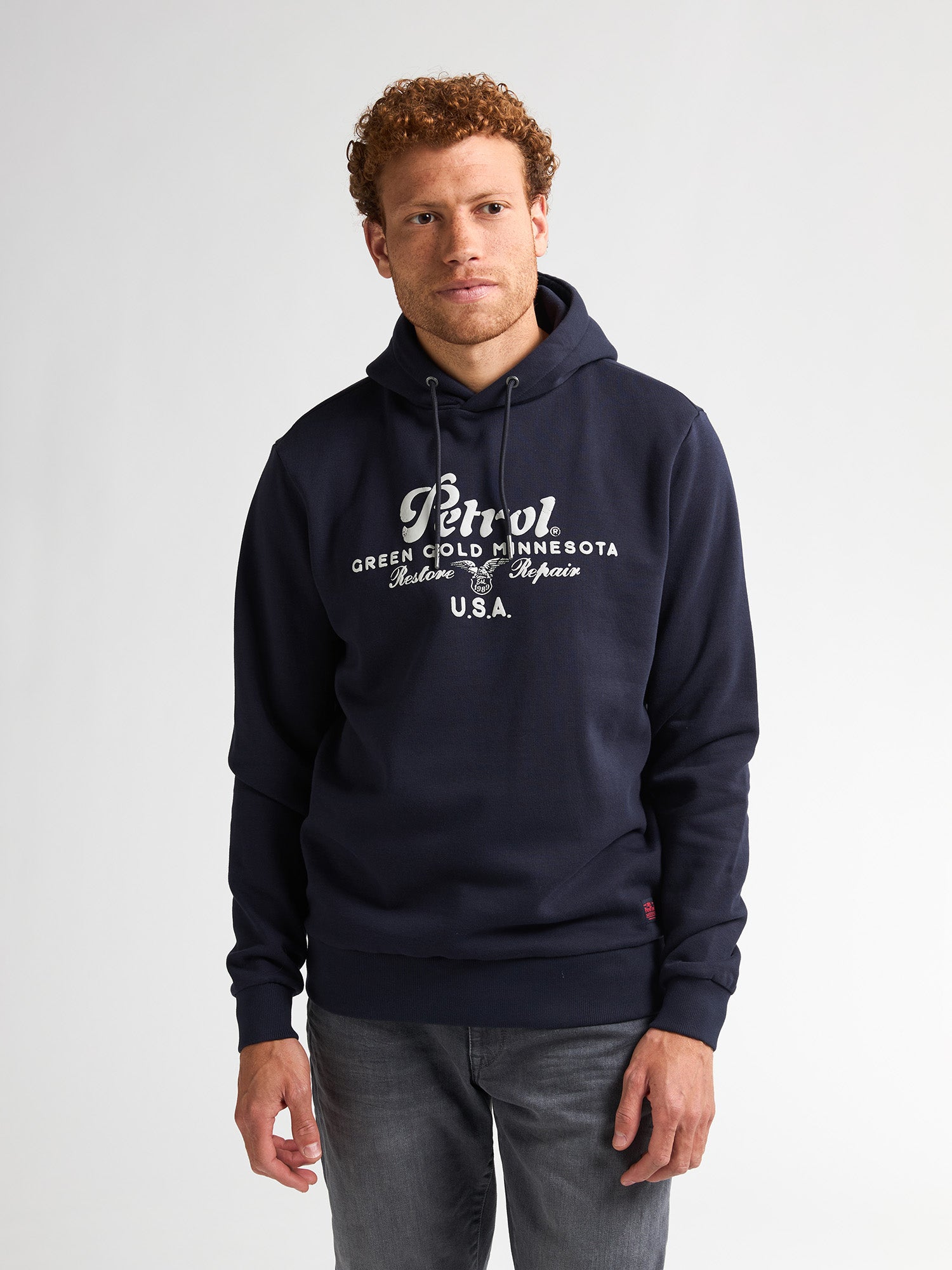 Discover the Petrol Industries Yankton Artwork Hoodie for men