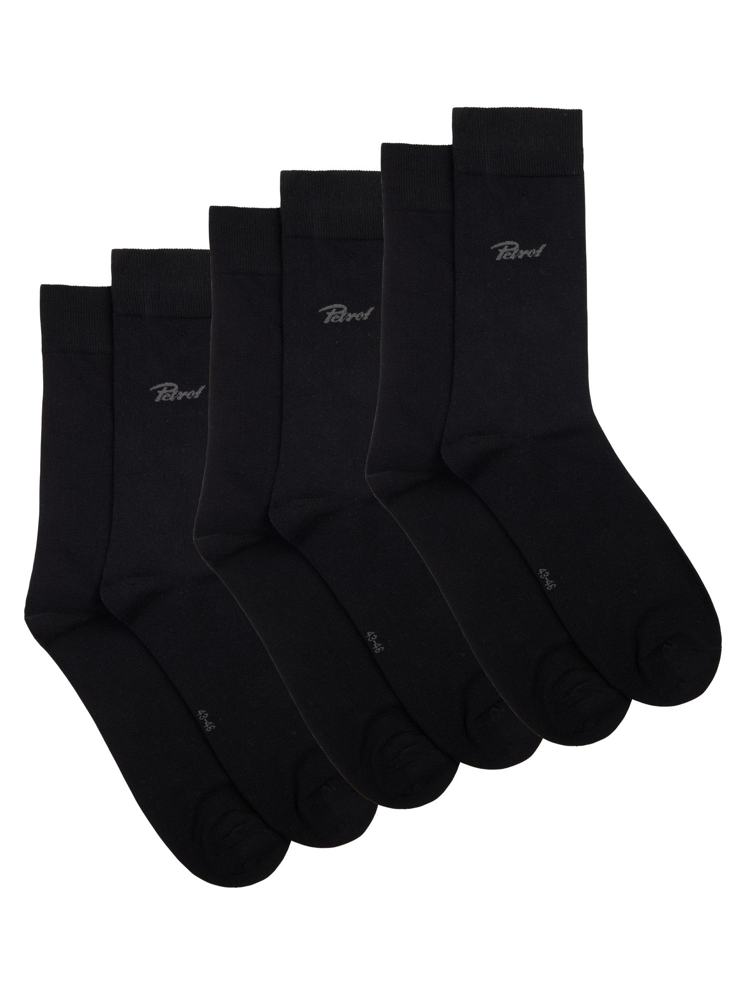 Petrol Industries Men Accessories Socks - 3-pack Regular Fit Dark Black