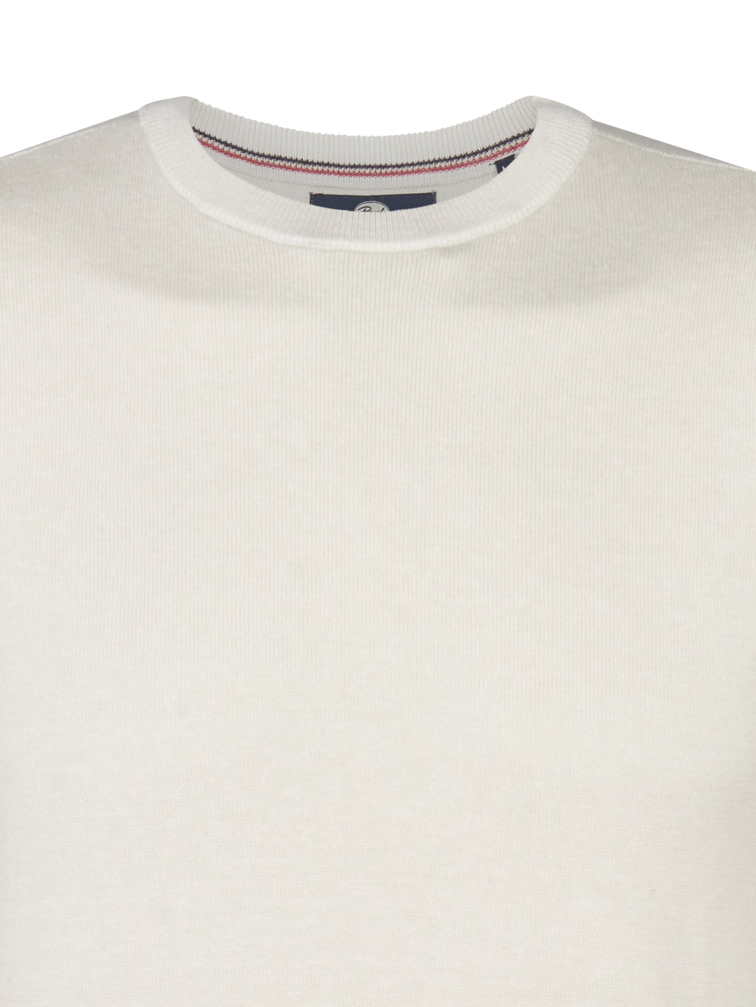 Petrol Industries Men Knitwear Round Neck Basic Regular Fit Antique White Melee