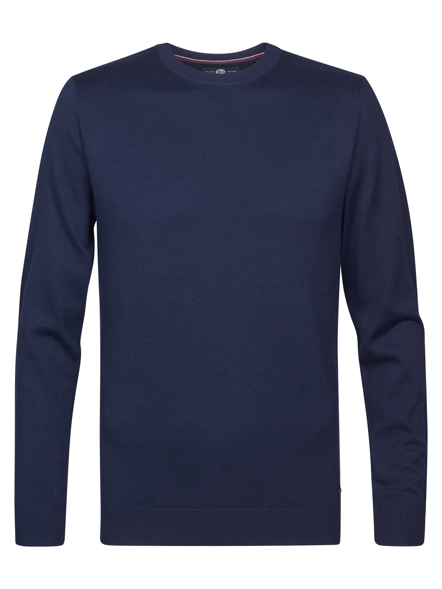 Petrol Industries Men Knitwear Round Neck Basic Regular Fit Navy Blue