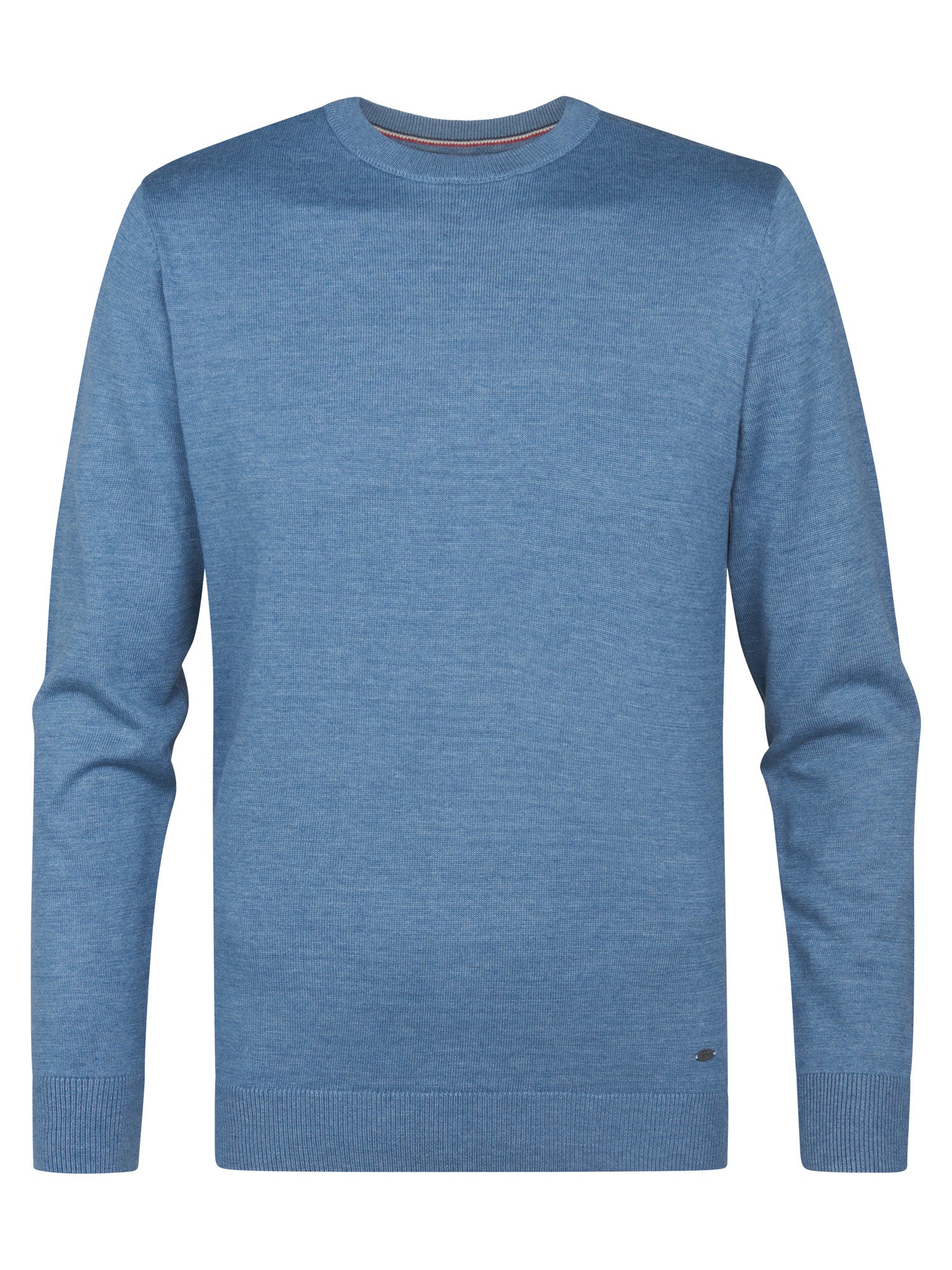 Petrol Industries Men Knitwear Round Neck Basic Regular Fit Light Shadow