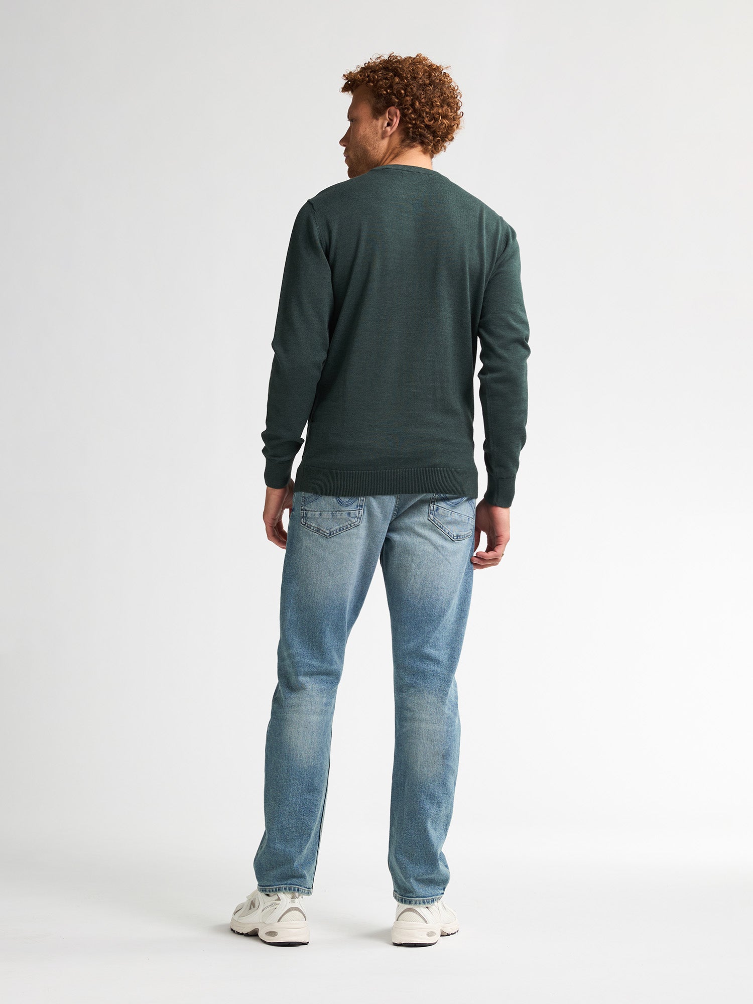 Petrol Industries Men Knitwear Round Neck Basic Regular Fit Bottle
