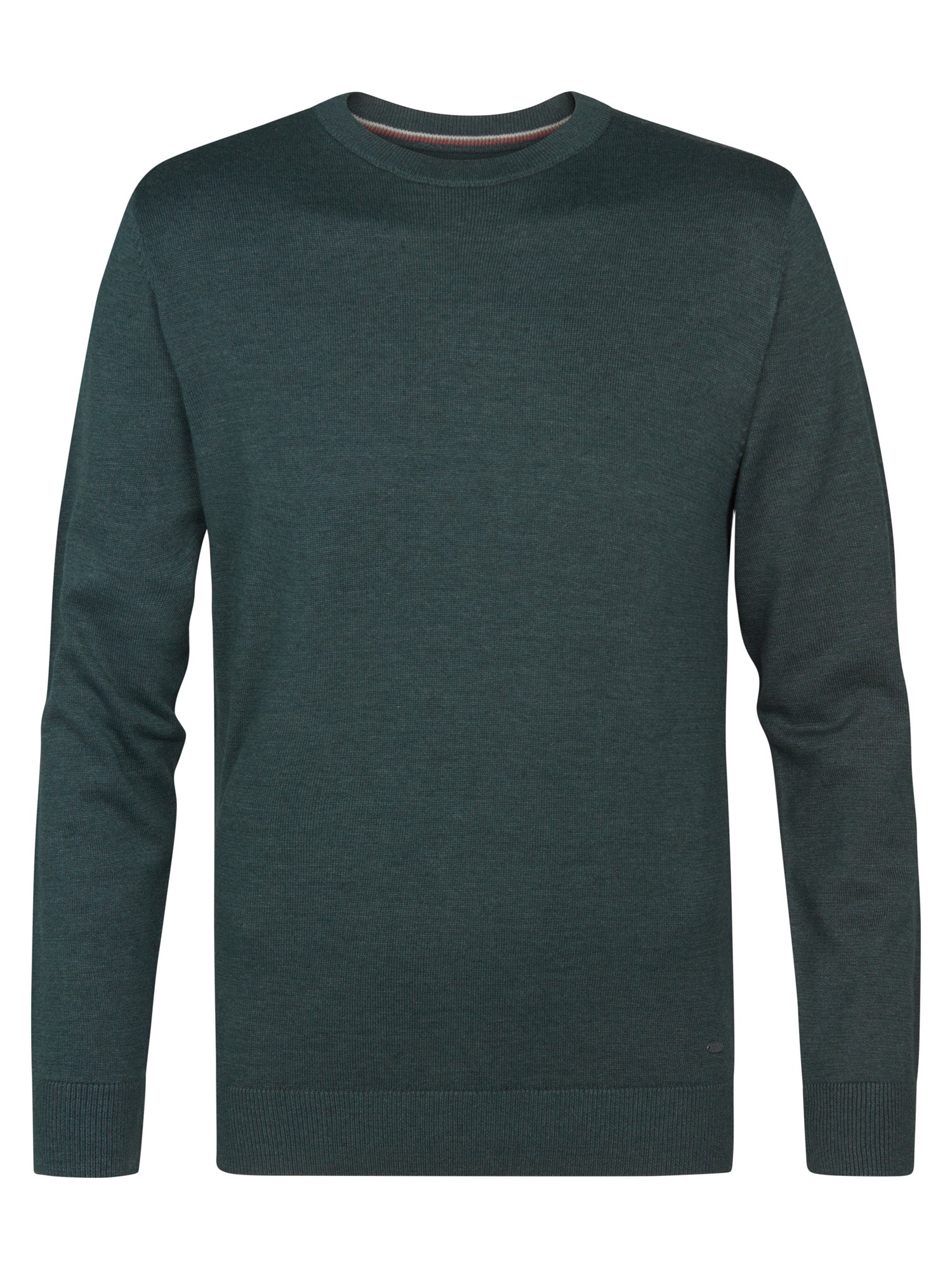 Petrol Industries Men Knitwear Round Neck Basic Regular Fit Bottle