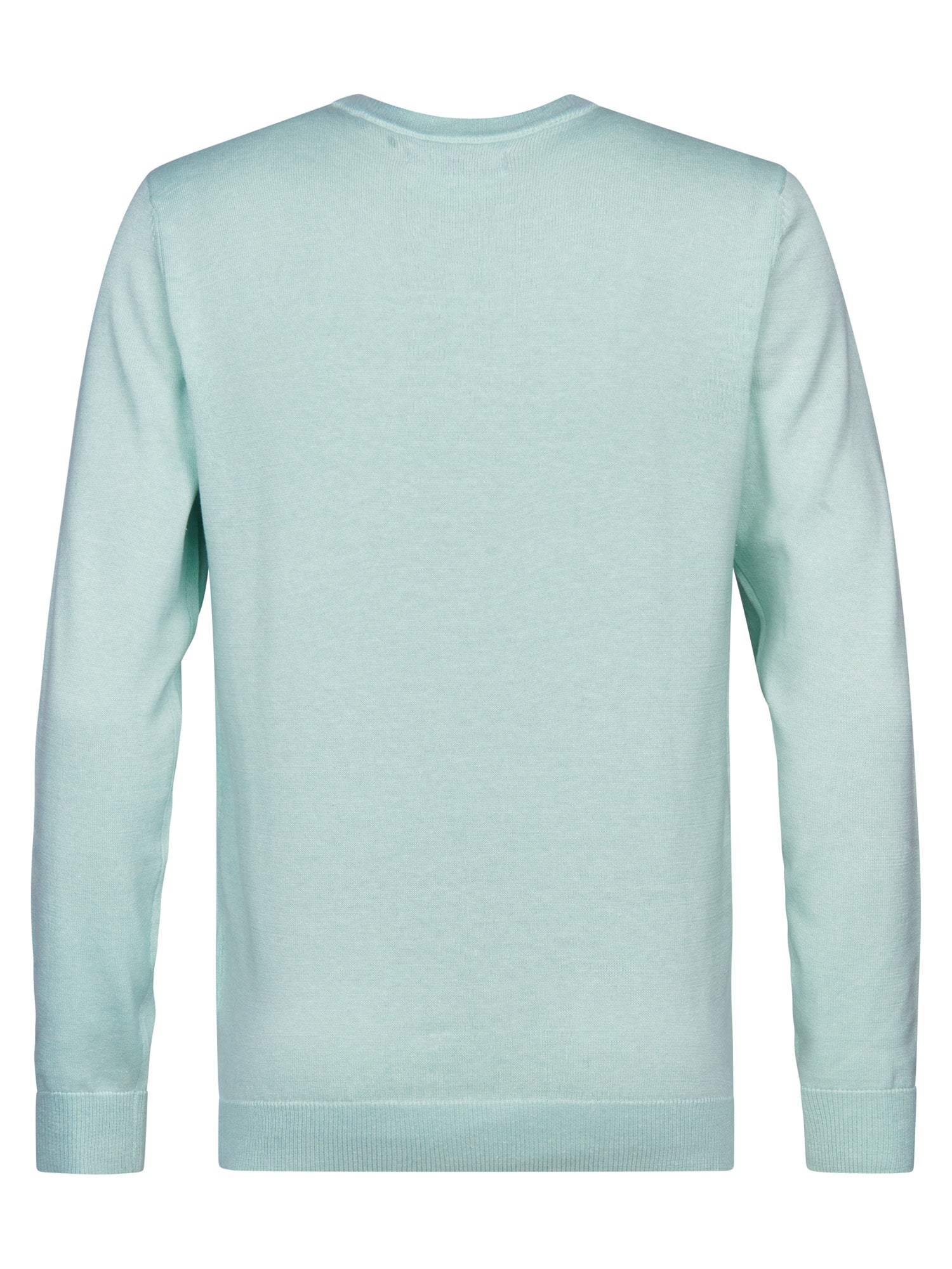 Petrol Industries Men Knitwear Round Neck Basic Regular Fit Cool Mint