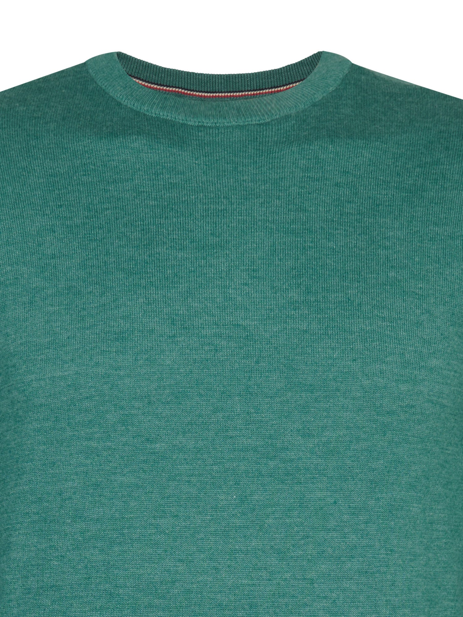Petrol Industries Men Knitwear Round Neck Basic Regular Fit Teal Green
