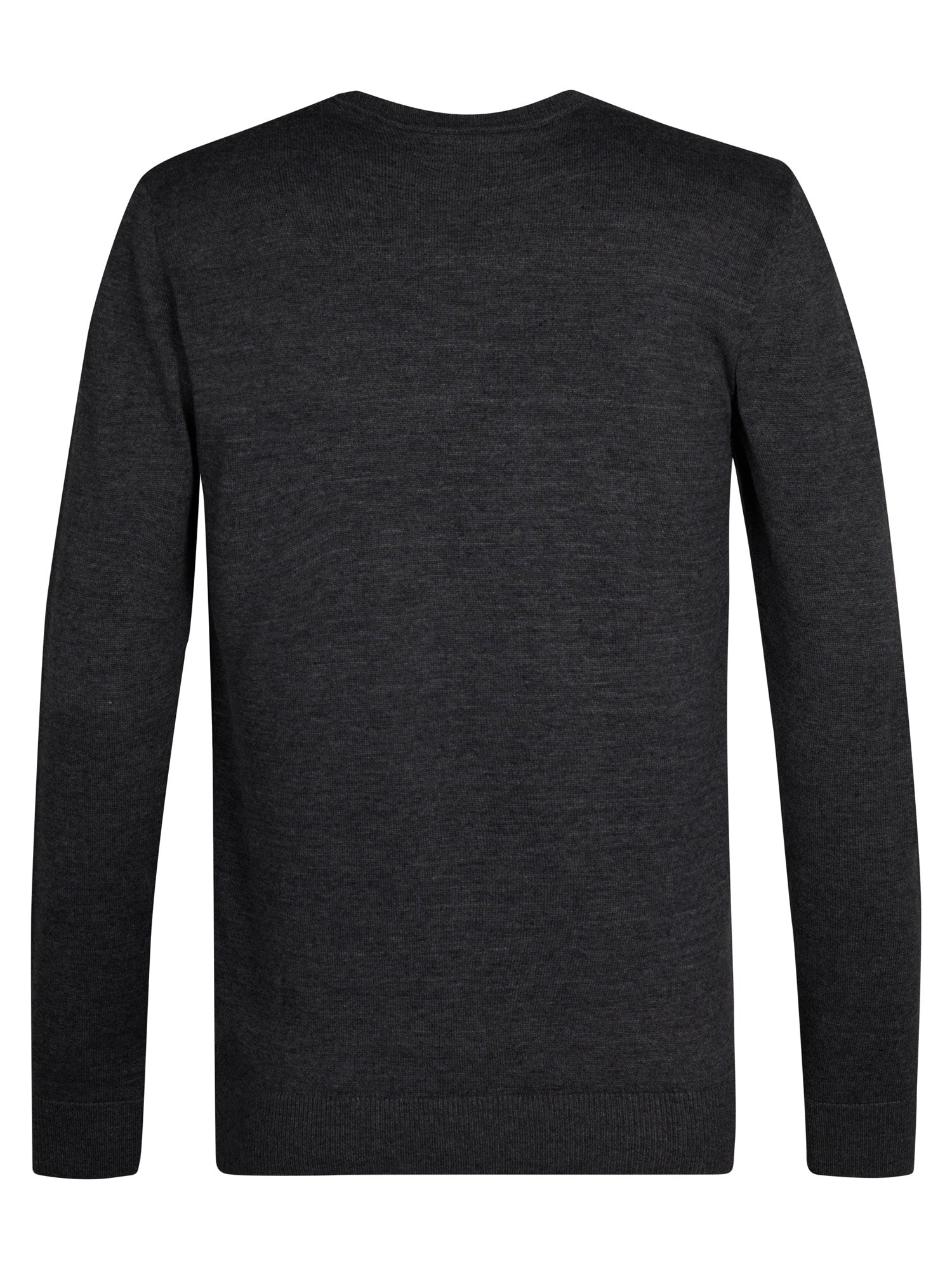 Petrol Industries Men Knitwear Round Neck Basic Regular Fit Steal Melee