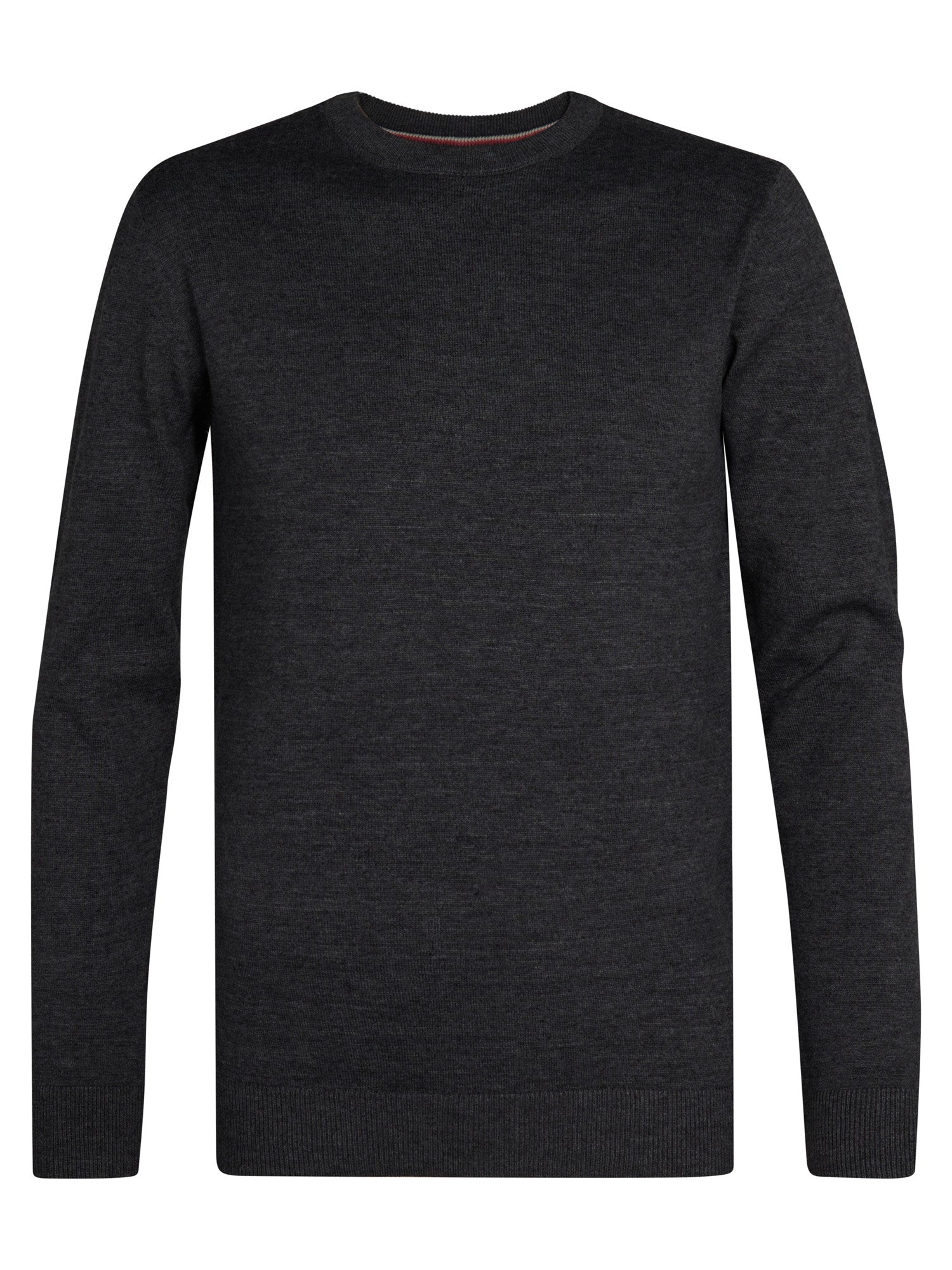 Petrol Industries Men Knitwear Round Neck Basic Regular Fit Steal Melee