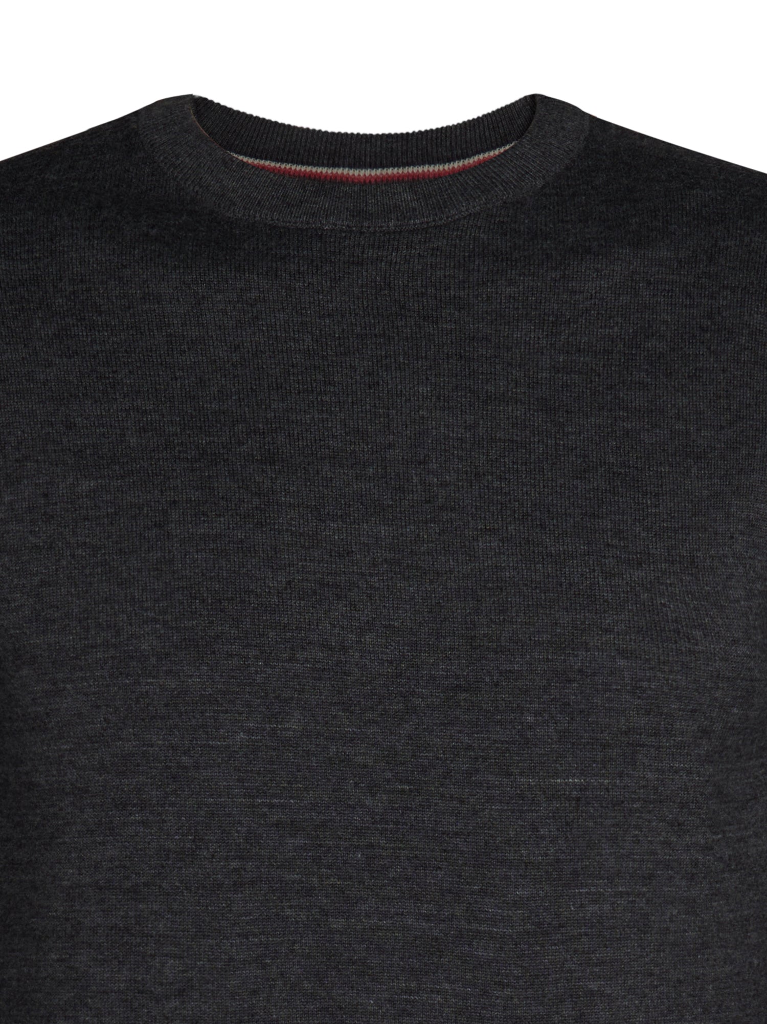 Petrol Industries Men Knitwear Round Neck Basic Regular Fit Steal Melee