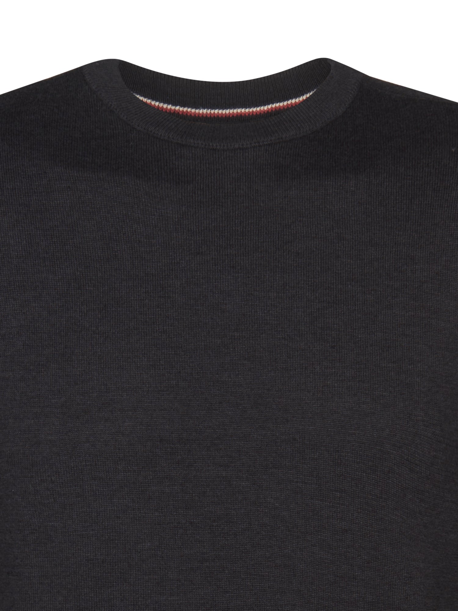 Petrol Industries Men Knitwear Round Neck Basic Regular Fit Deep Black