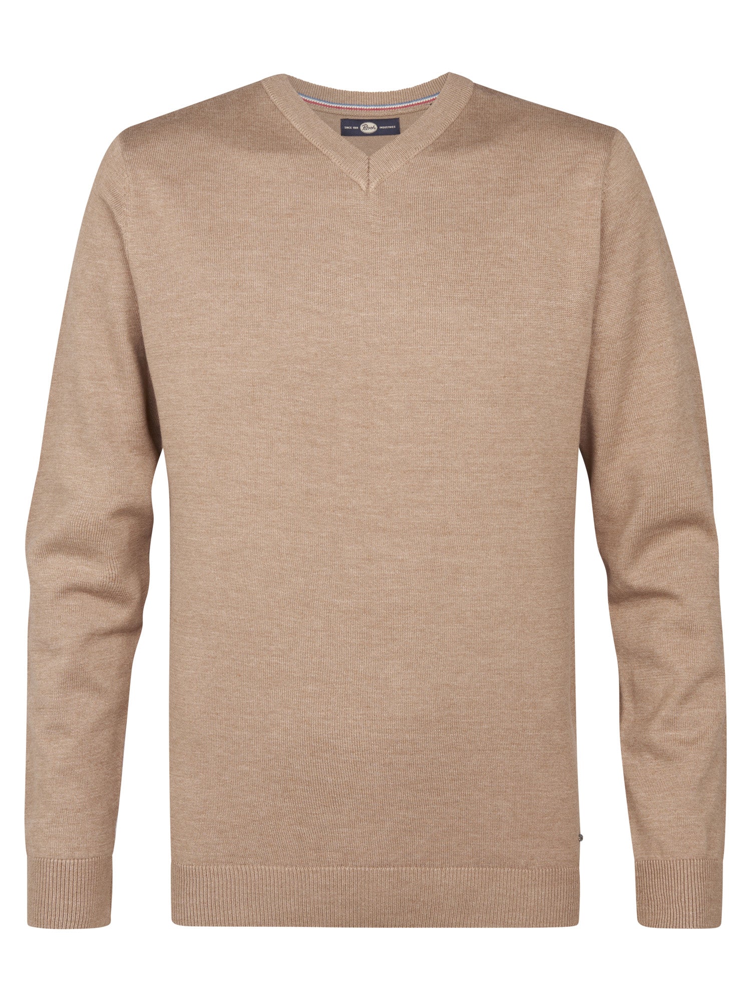 Fine-knit V-neck Sweater Whitefish Official Petrol Industries