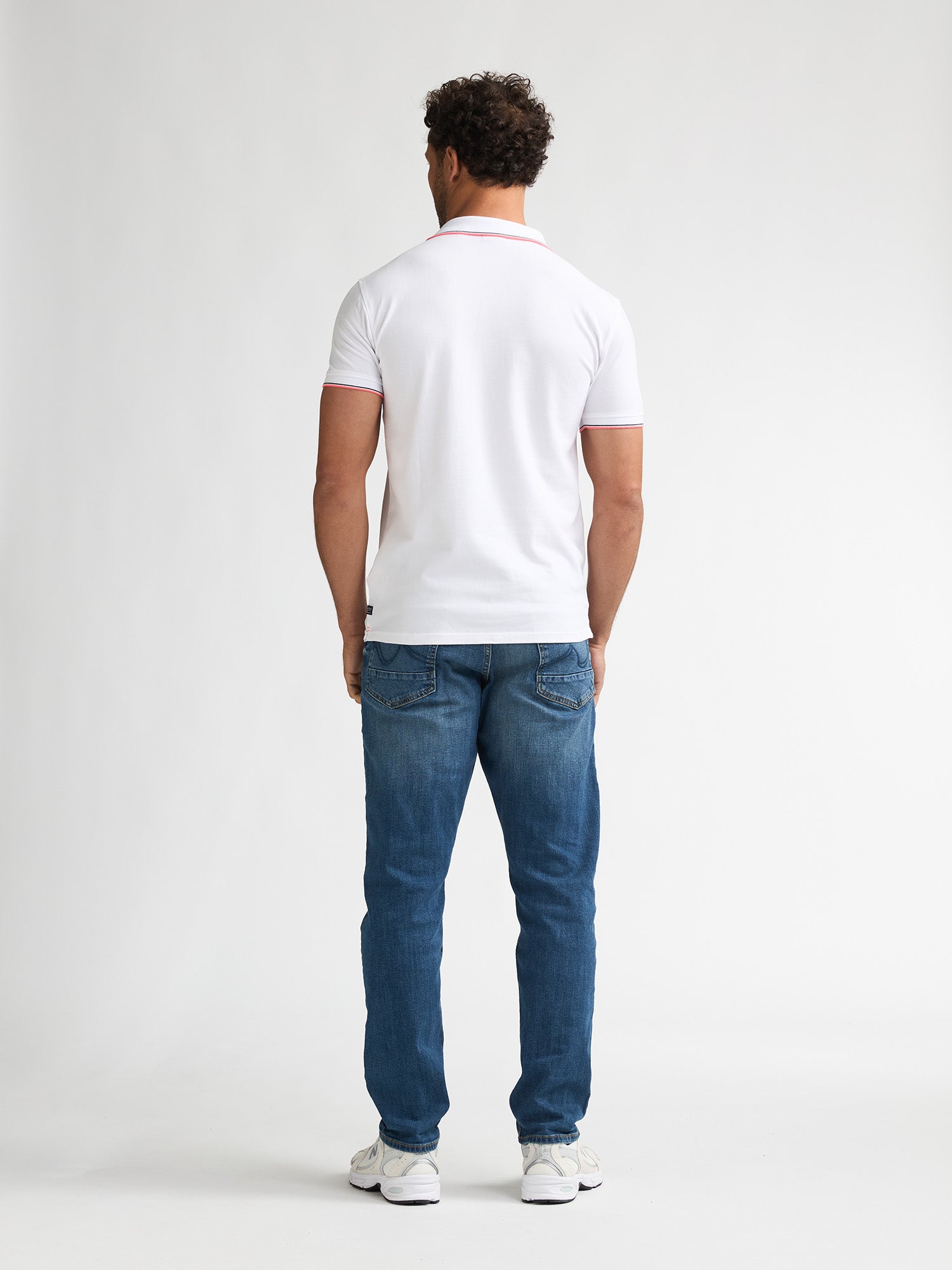 Petrol Industries Men Polo Short Sleeve Regular Fit Bright White