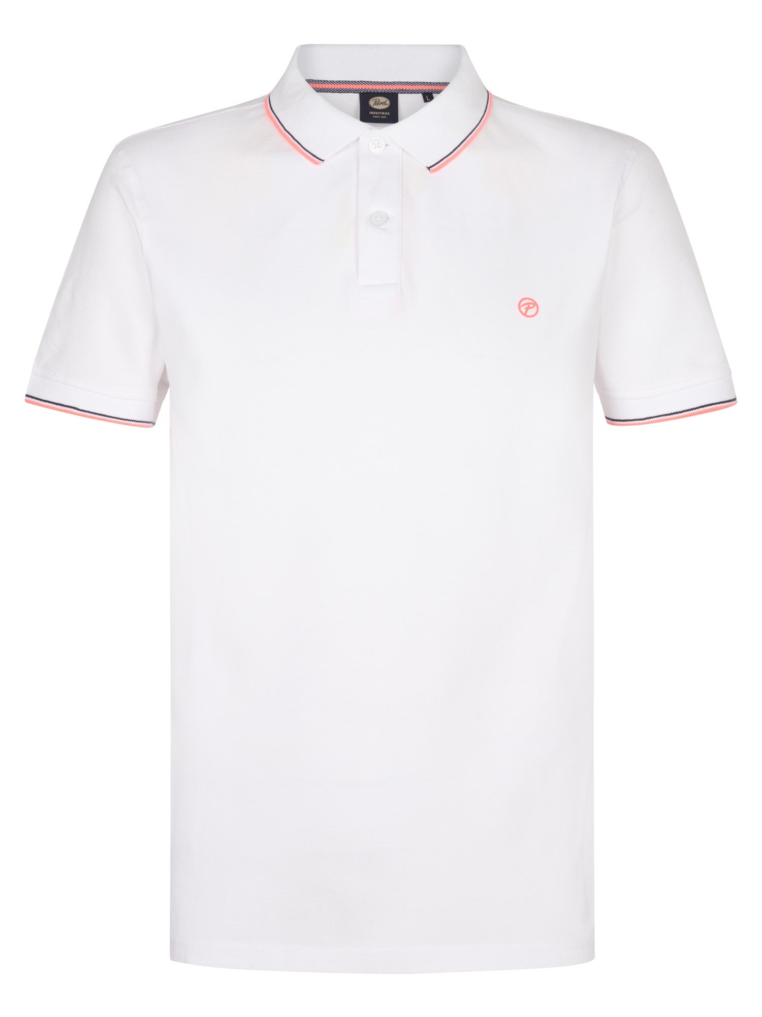 Petrol Industries Men Polo Short Sleeve Regular Fit Bright White