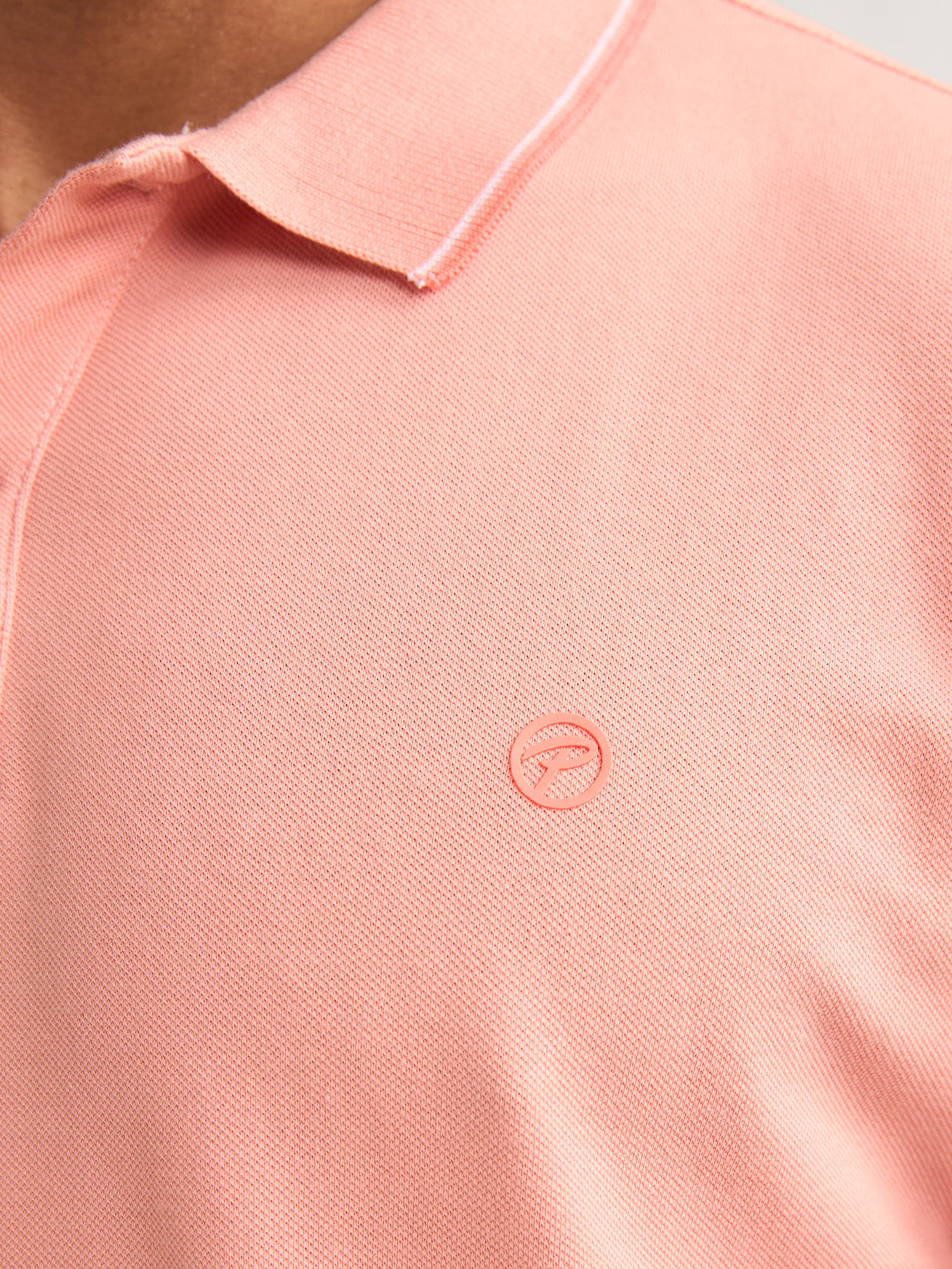Petrol Industries Men Polo Short Sleeve Regular Fit Light Coral
