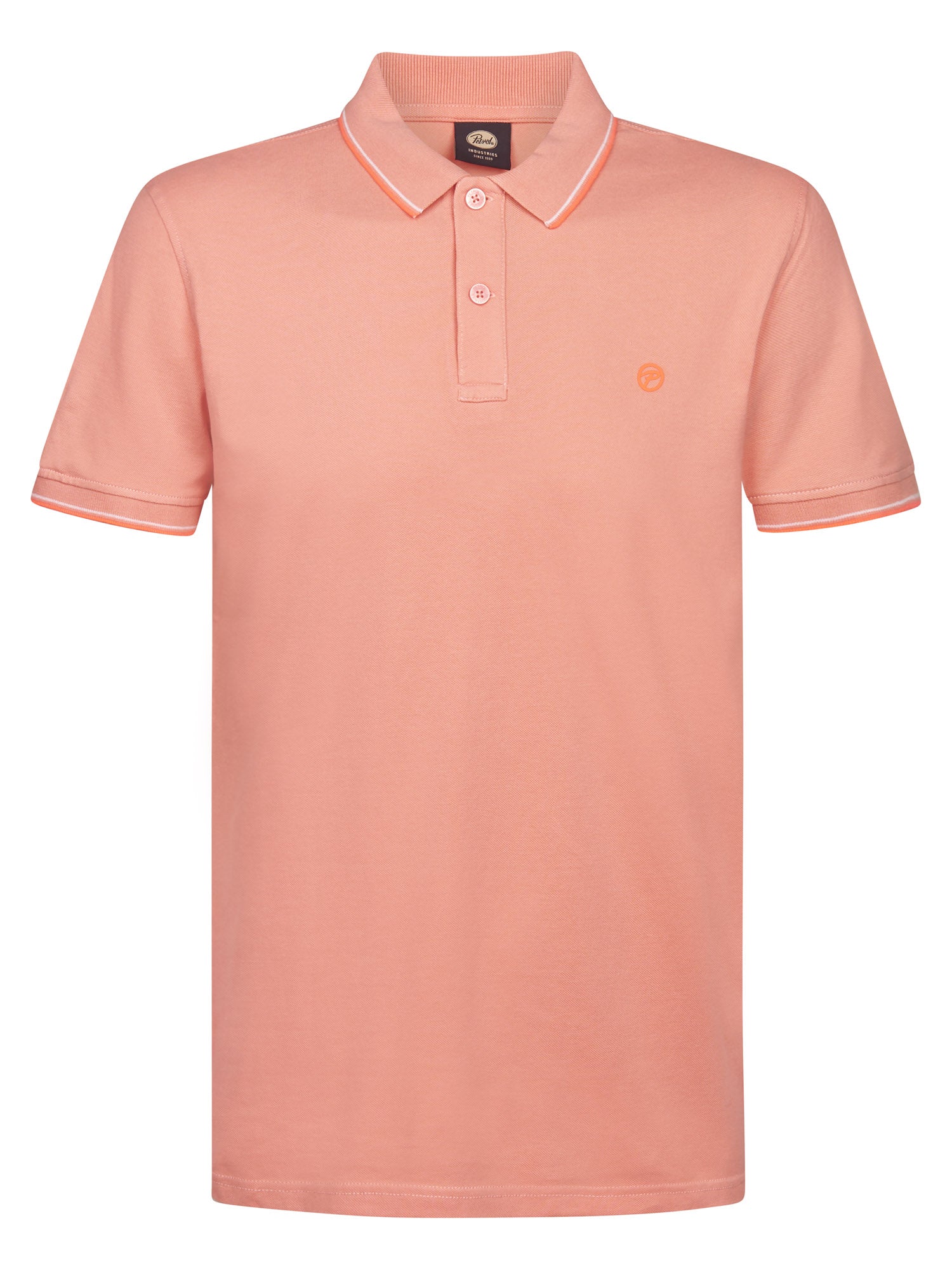 Petrol Industries Men Polo Short Sleeve Regular Fit Light Coral