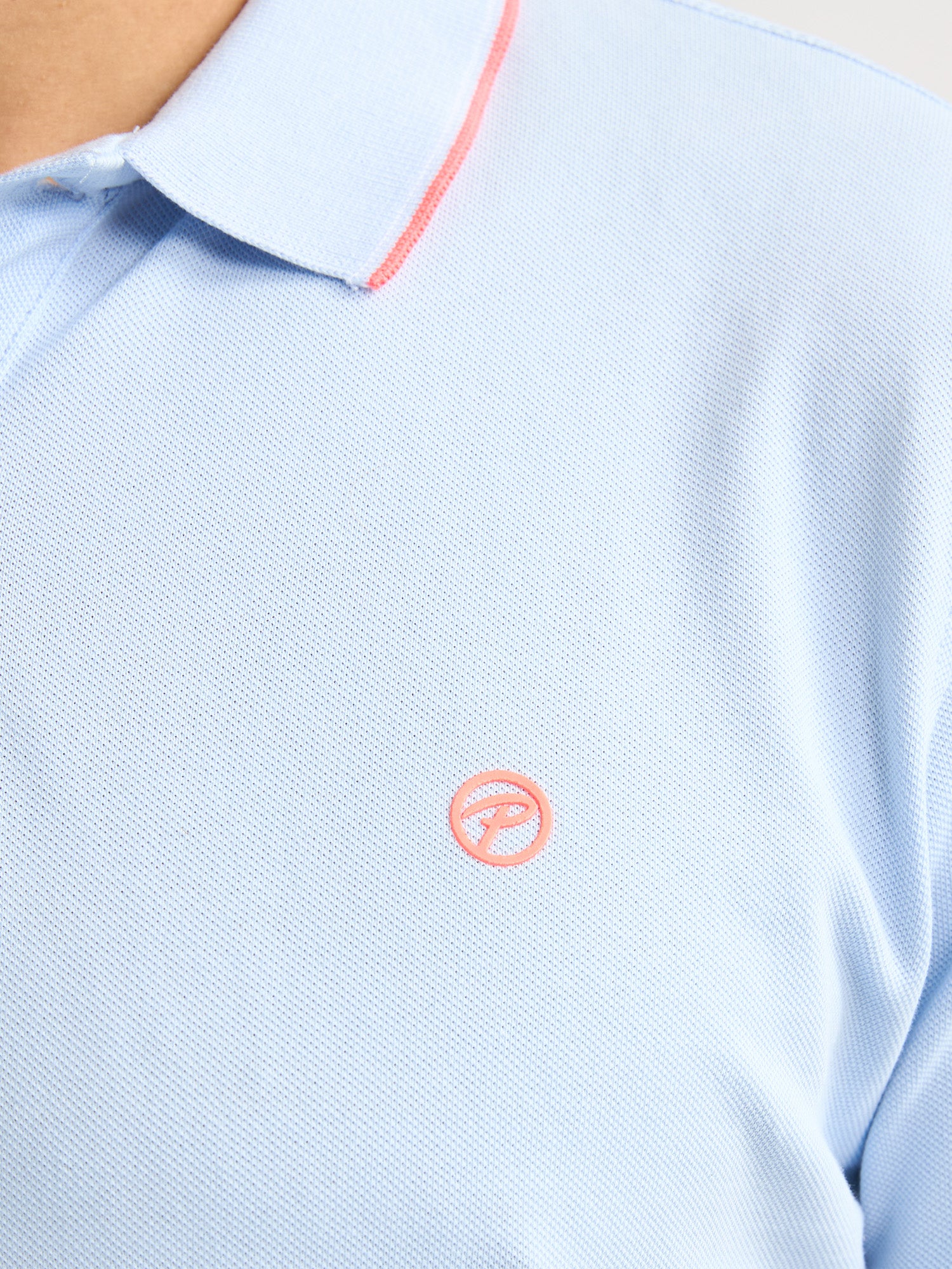 Petrol Industries Men Polo Short Sleeve Regular Fit Sky