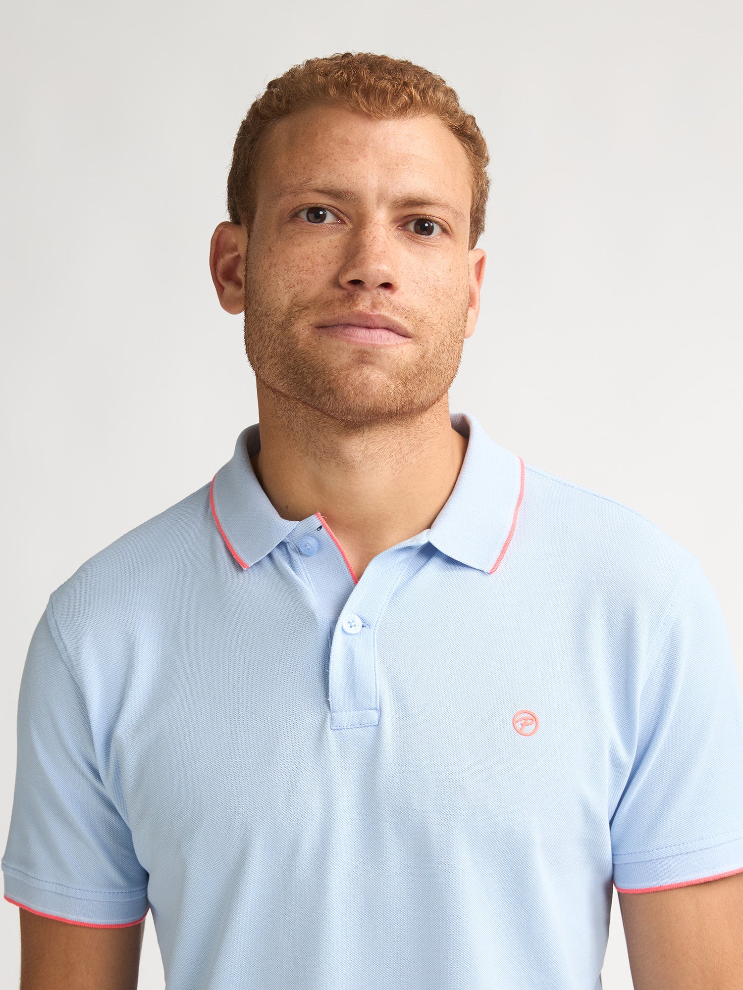 Petrol Industries Men Polo Short Sleeve Regular Fit Sky