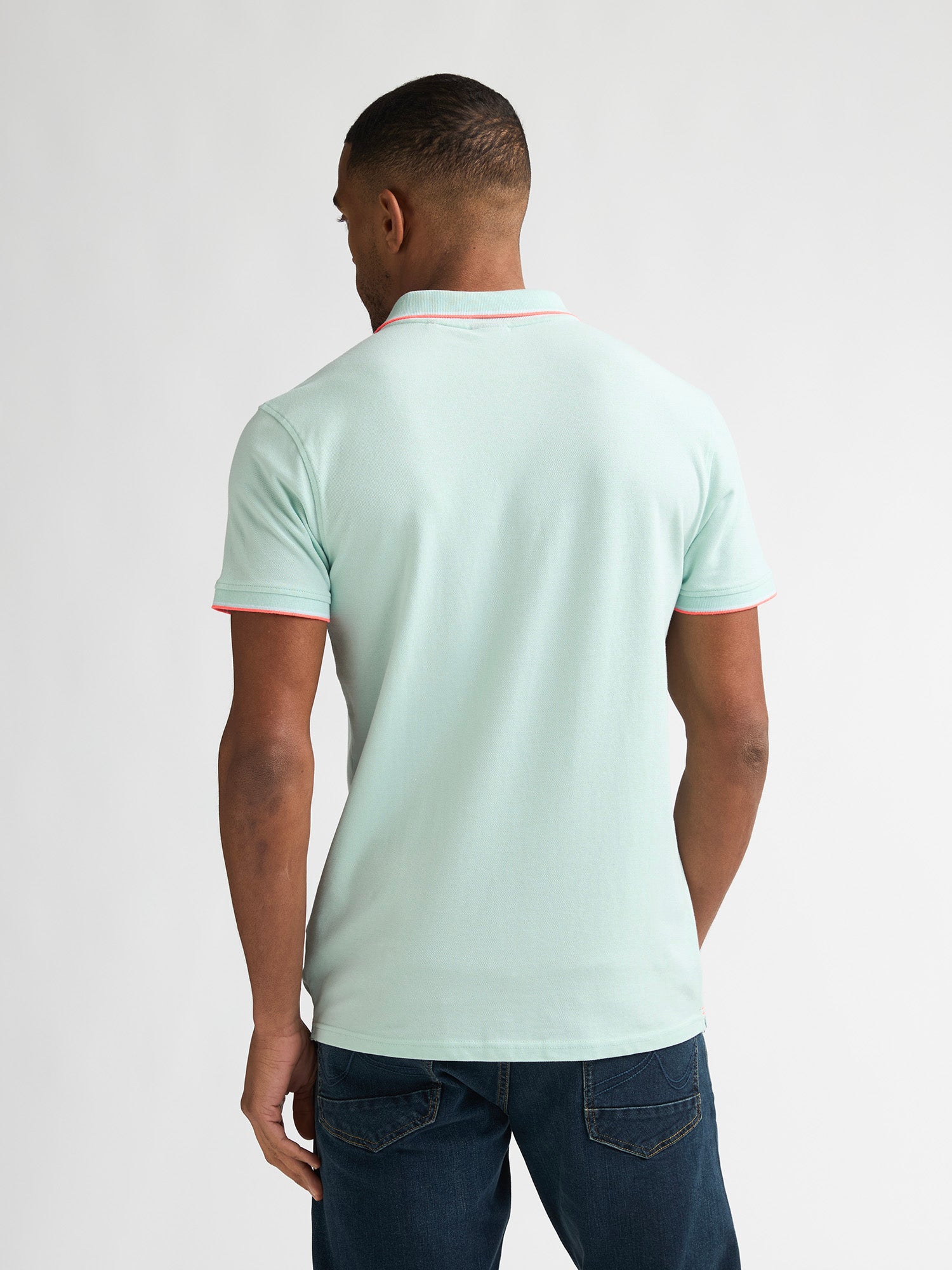 Petrol Industries Men Polo Short Sleeve Regular Fit Cool Mint