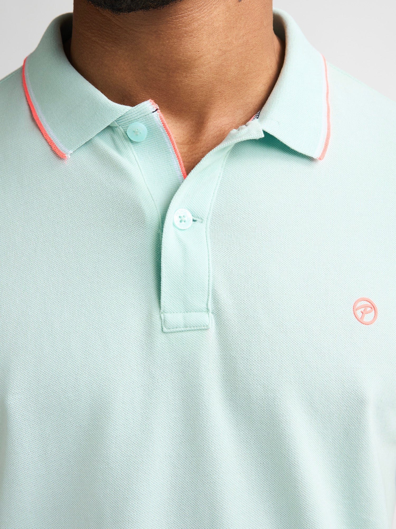Petrol Industries Men Polo Short Sleeve Regular Fit Cool Mint