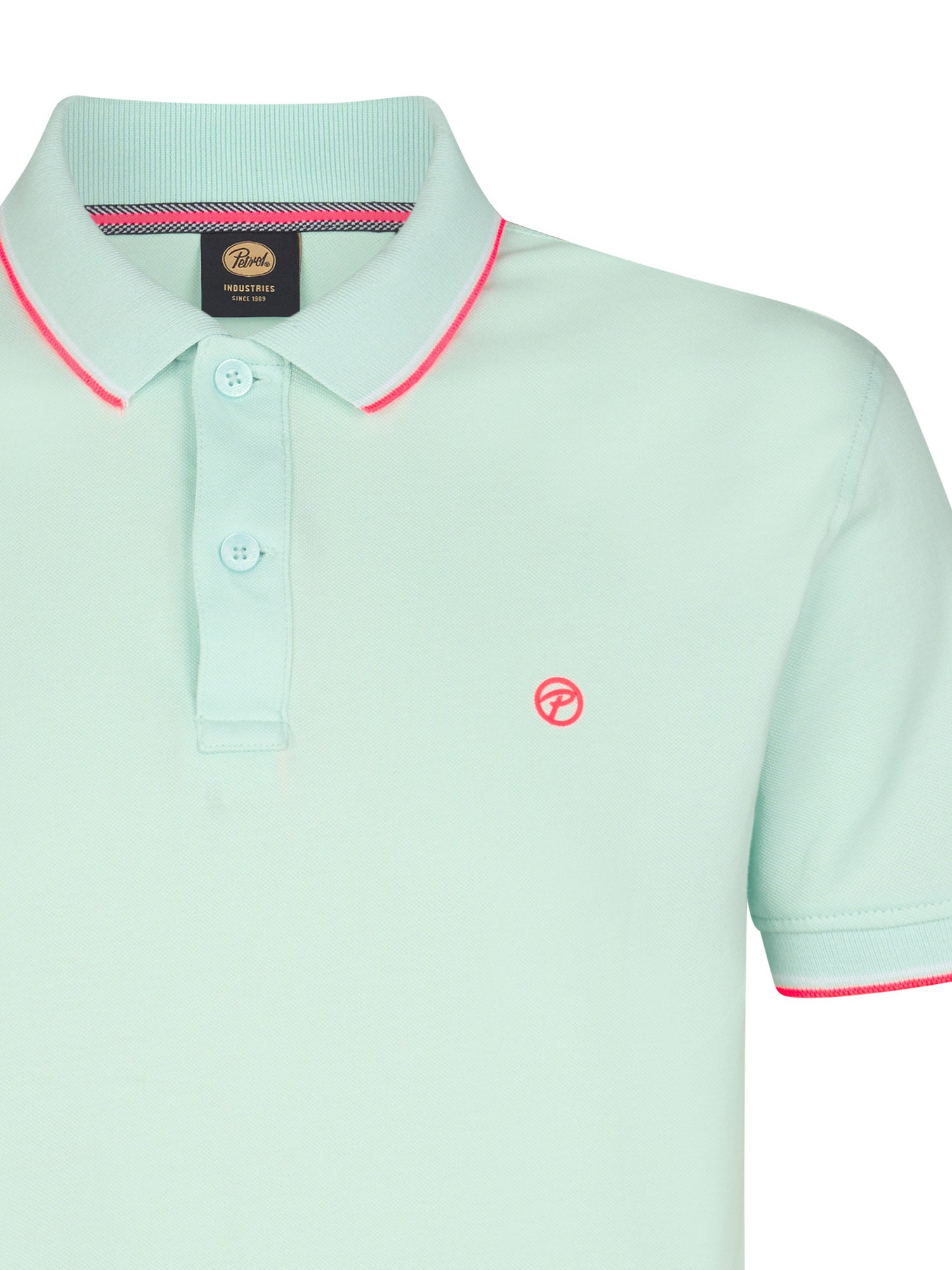 Petrol Industries Men Polo Short Sleeve Regular Fit Cool Mint