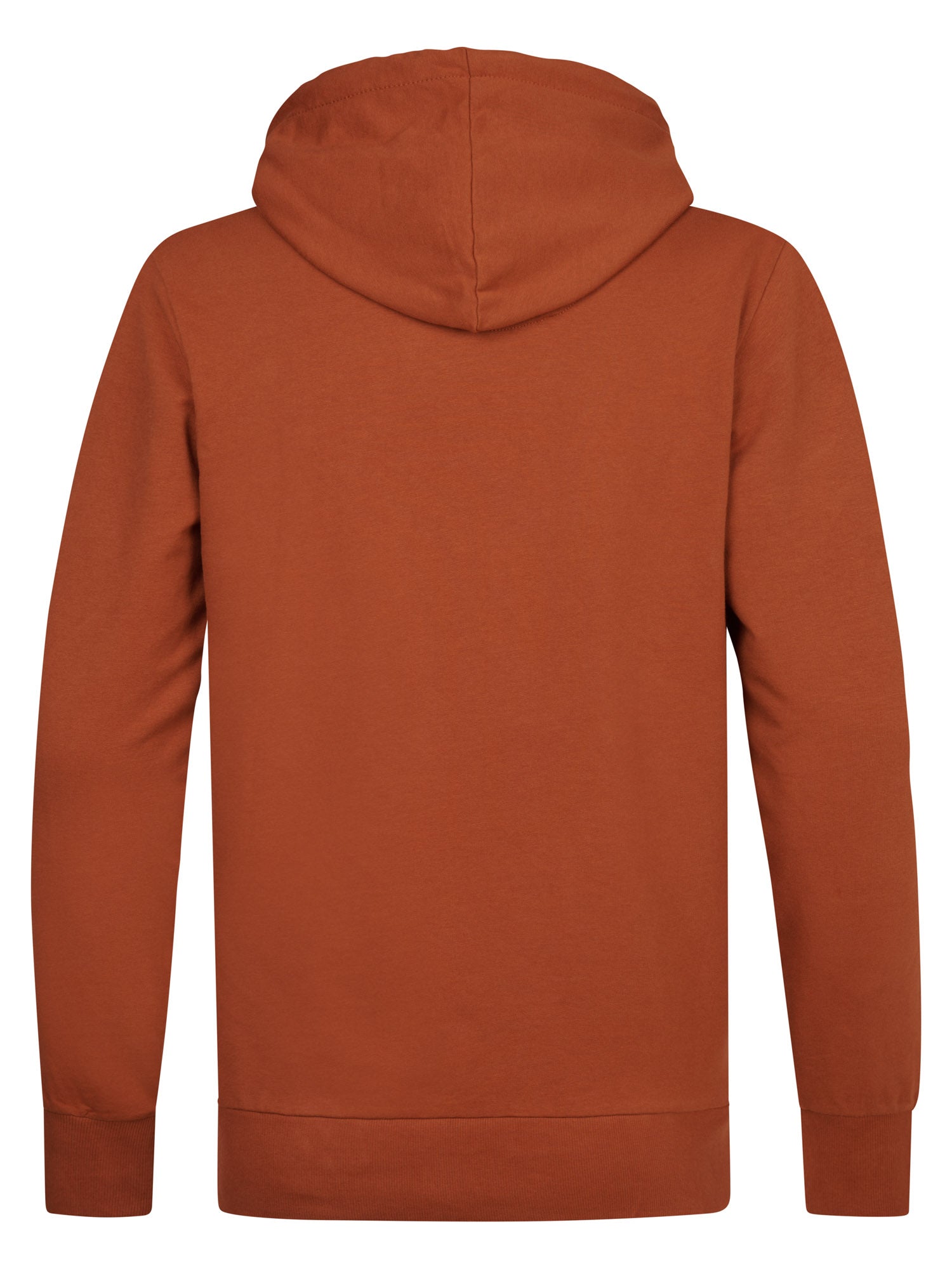 Petrol Industries Men Sweater Hooded Regular Fit Copper Orange