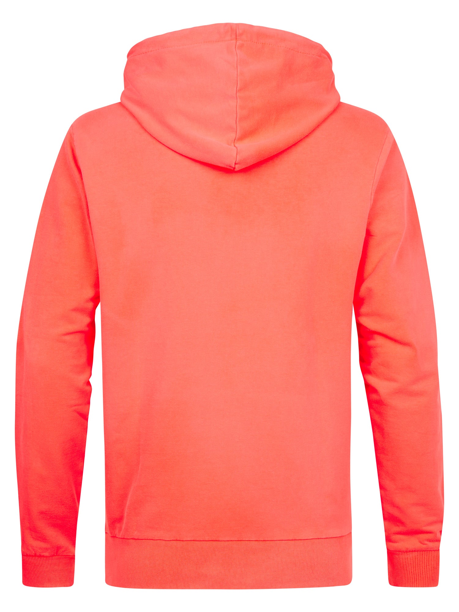 Petrol Industries Men Sweater Hooded Regular Fit Fiery Coral